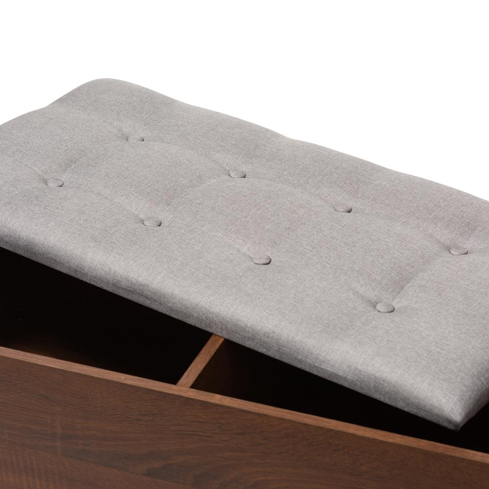 Baxton Studio 143-8081-LW bench - View #4