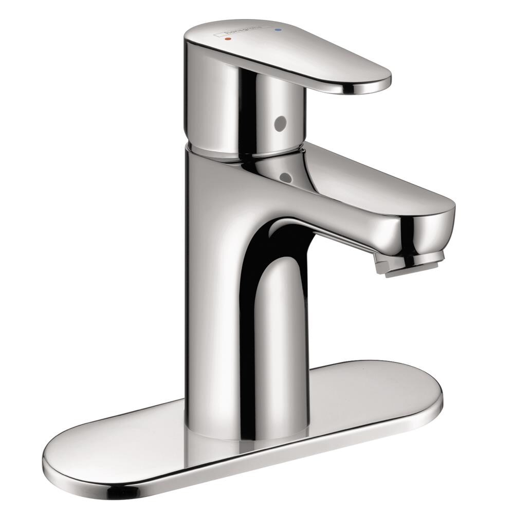 Hansgrohe Commercial Chrome Single Hole 1-handle WaterSense Bathroom ...