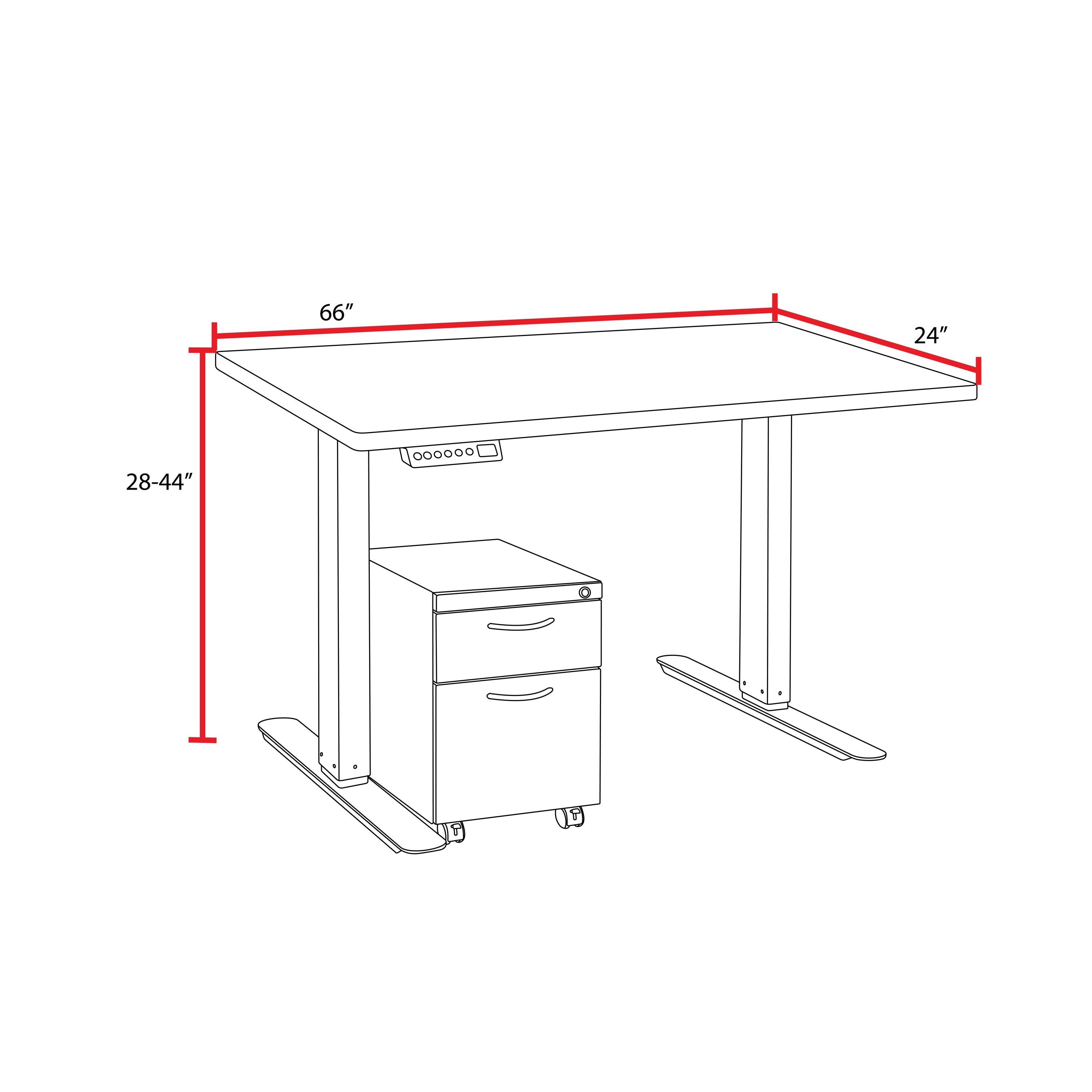 Regency HADSMP6624PLBK desks - View #8