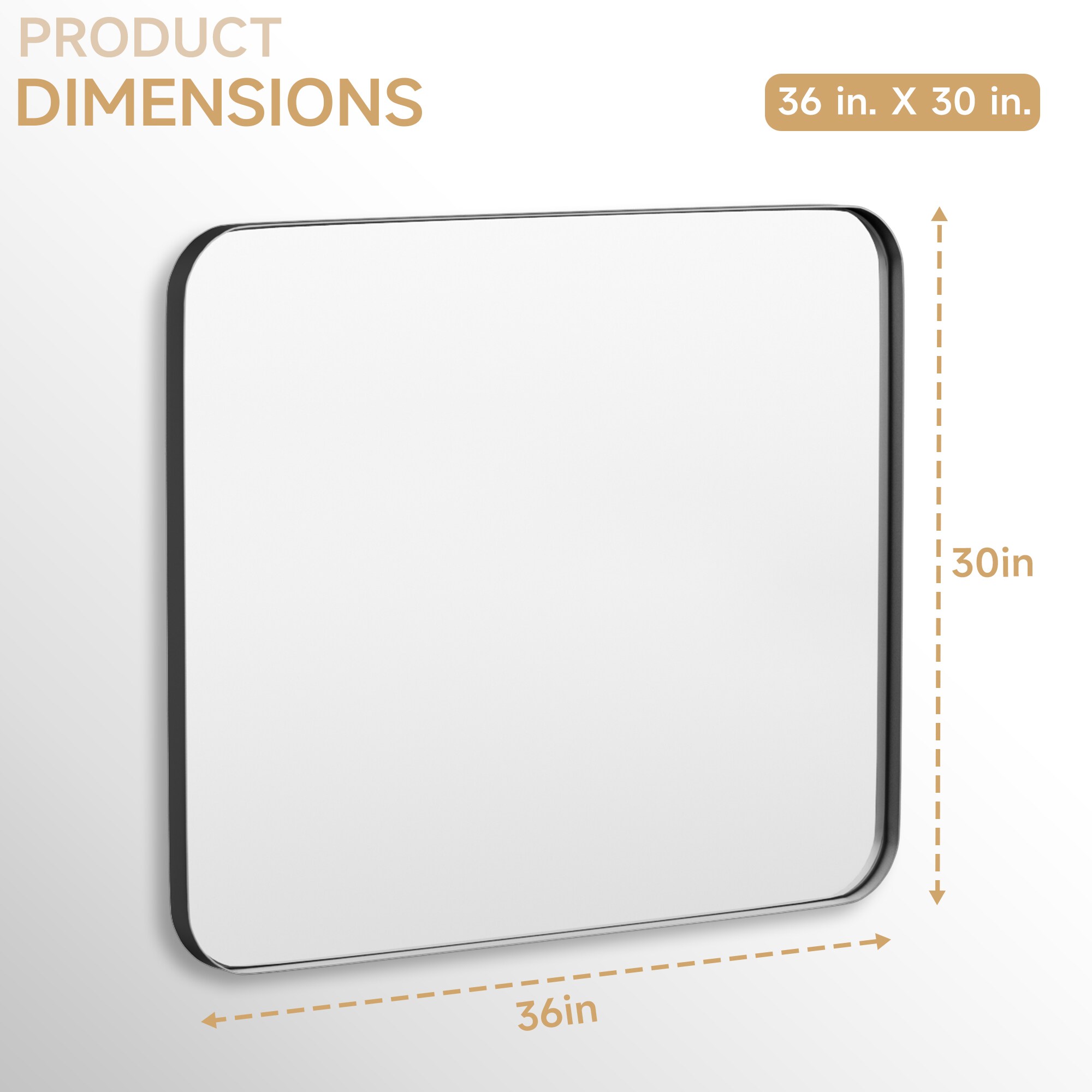 FurniFusion SF-Y-3630-B Decor-Mirrors - View #9