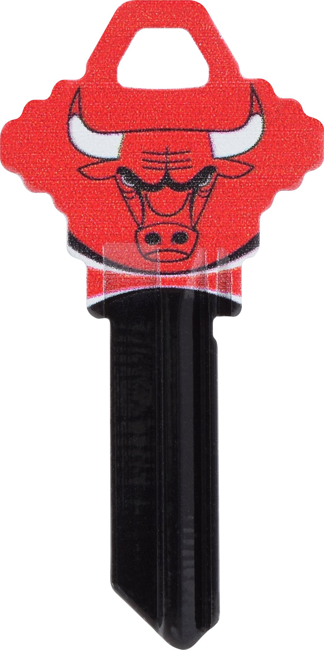 Hillman 94099 Chicago Bulls Multicolored Blank Brass House/Entry Key Blank
