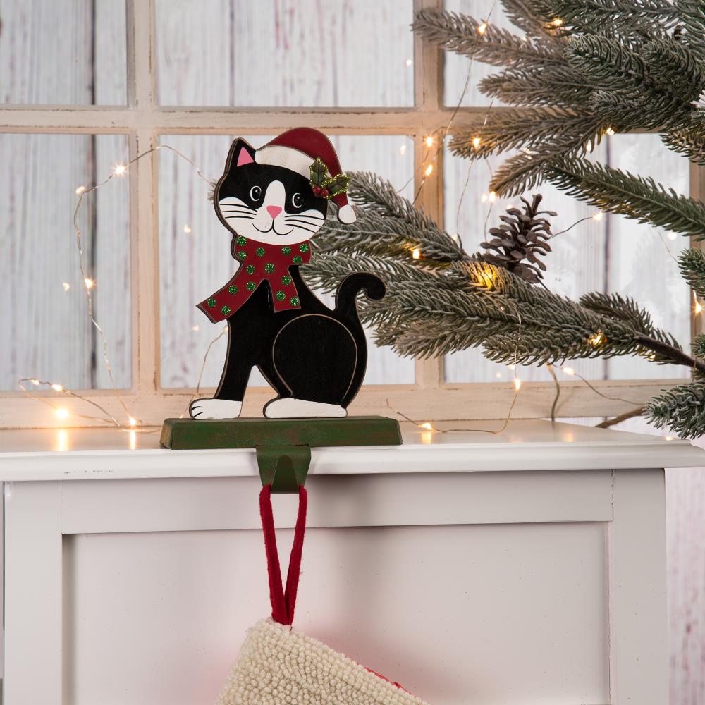 Glitzhome Decorative Metal Stocking Holder in the Christmas Hooks