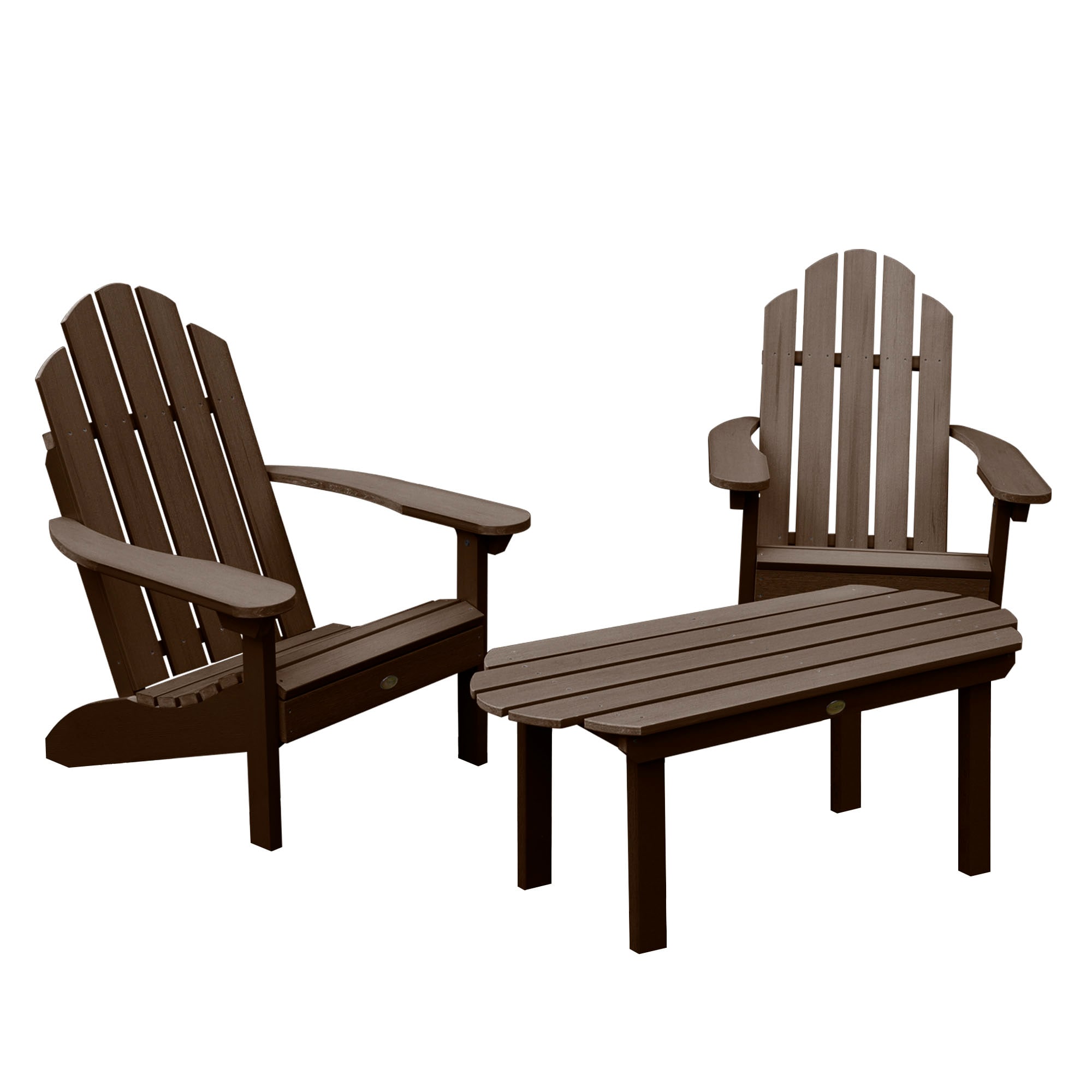 highwood The Adirondack 3-Piece Patio Conversation Set in the Patio ...
