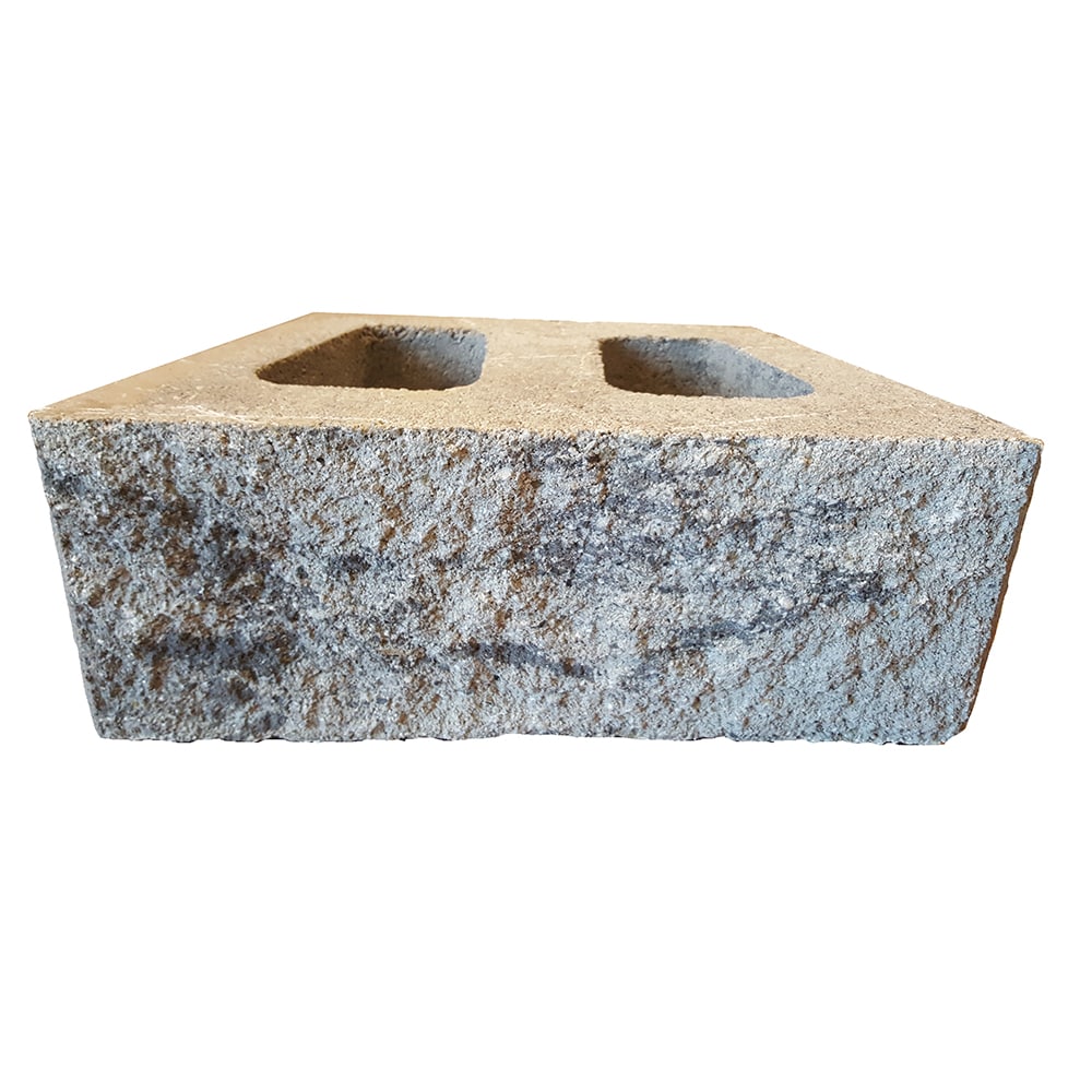 6-in H x 16-in L x 10-in D Gray/Charcoal Concrete Retaining Wall Block | - Lowe's 17H2700GCH