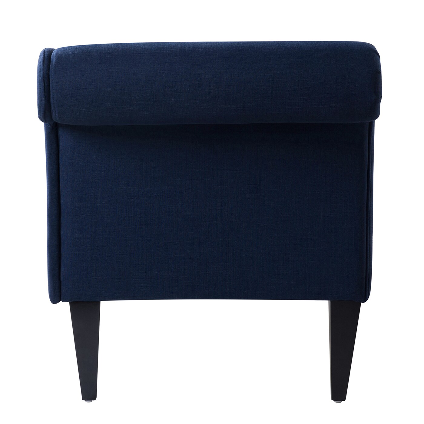 Jennifer Taylor Home Harrison Midcentury Midnight Blue Chaise Lounge in ...