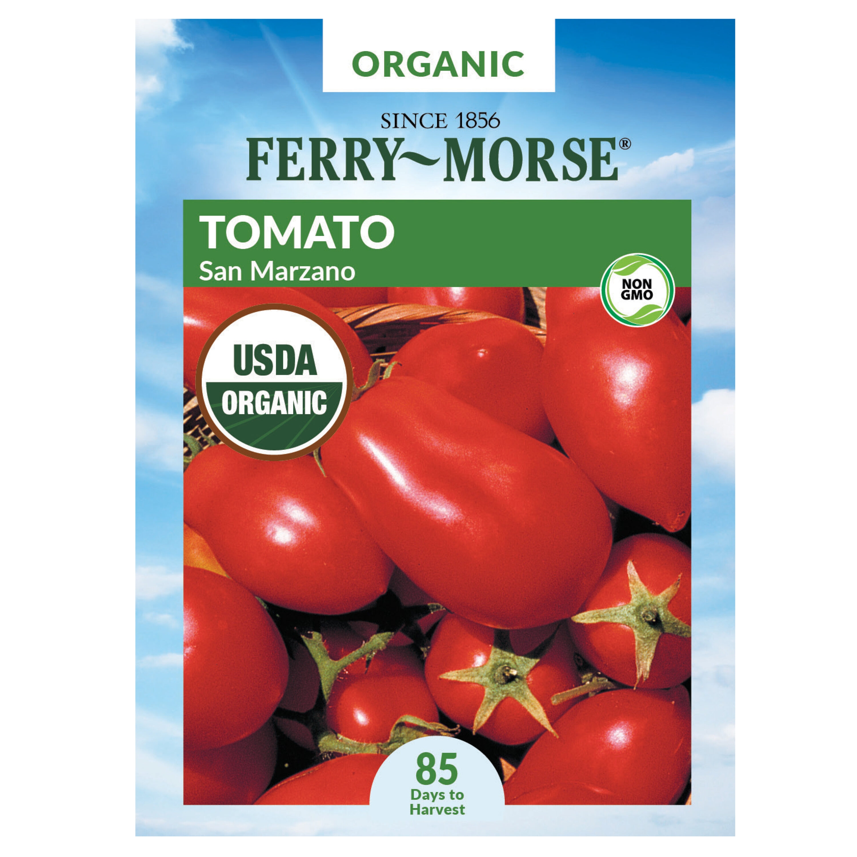 Ferry-Morse 914464.299.644545 Organic Tomato Marzano San Organic Vegetable Seeds 0.15 Gram(s)