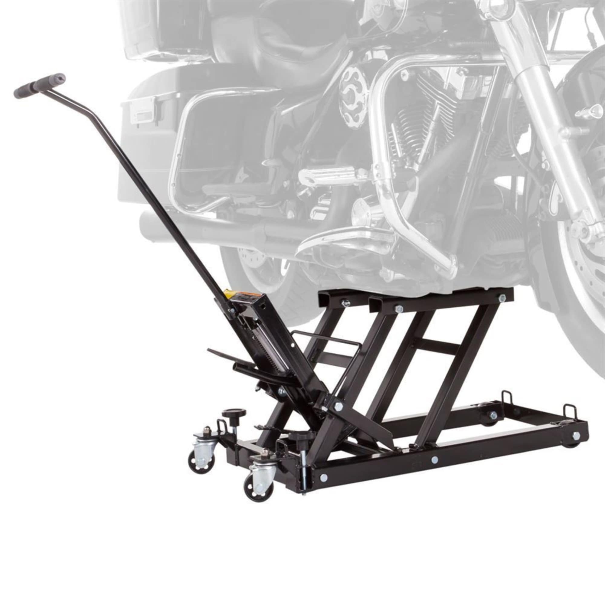 Black Widow  Motorcycle and ATV Hydraulic Lift Jack Stand up to 1500 Pound Black