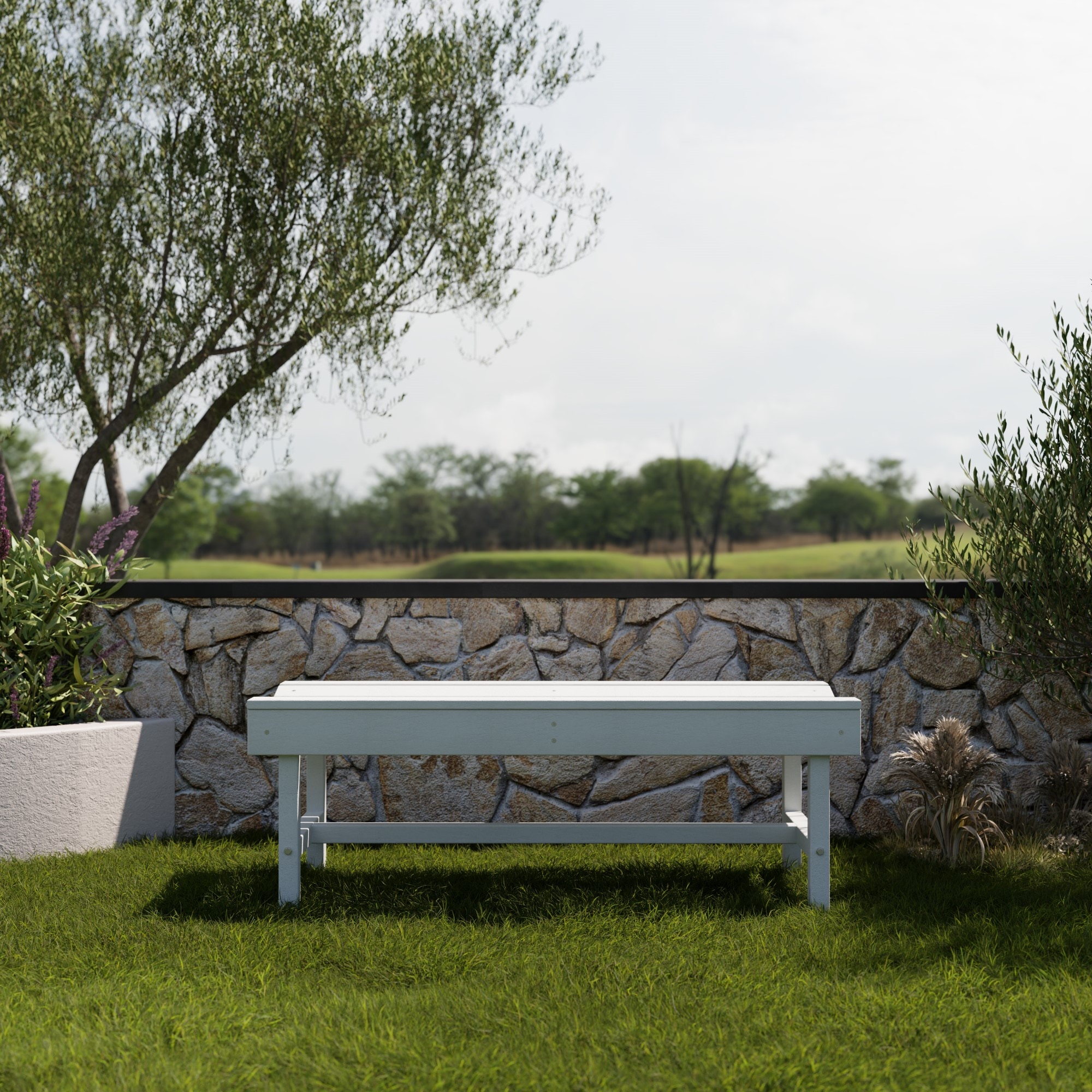 Wildridge LCC-224-BW benches - View #2