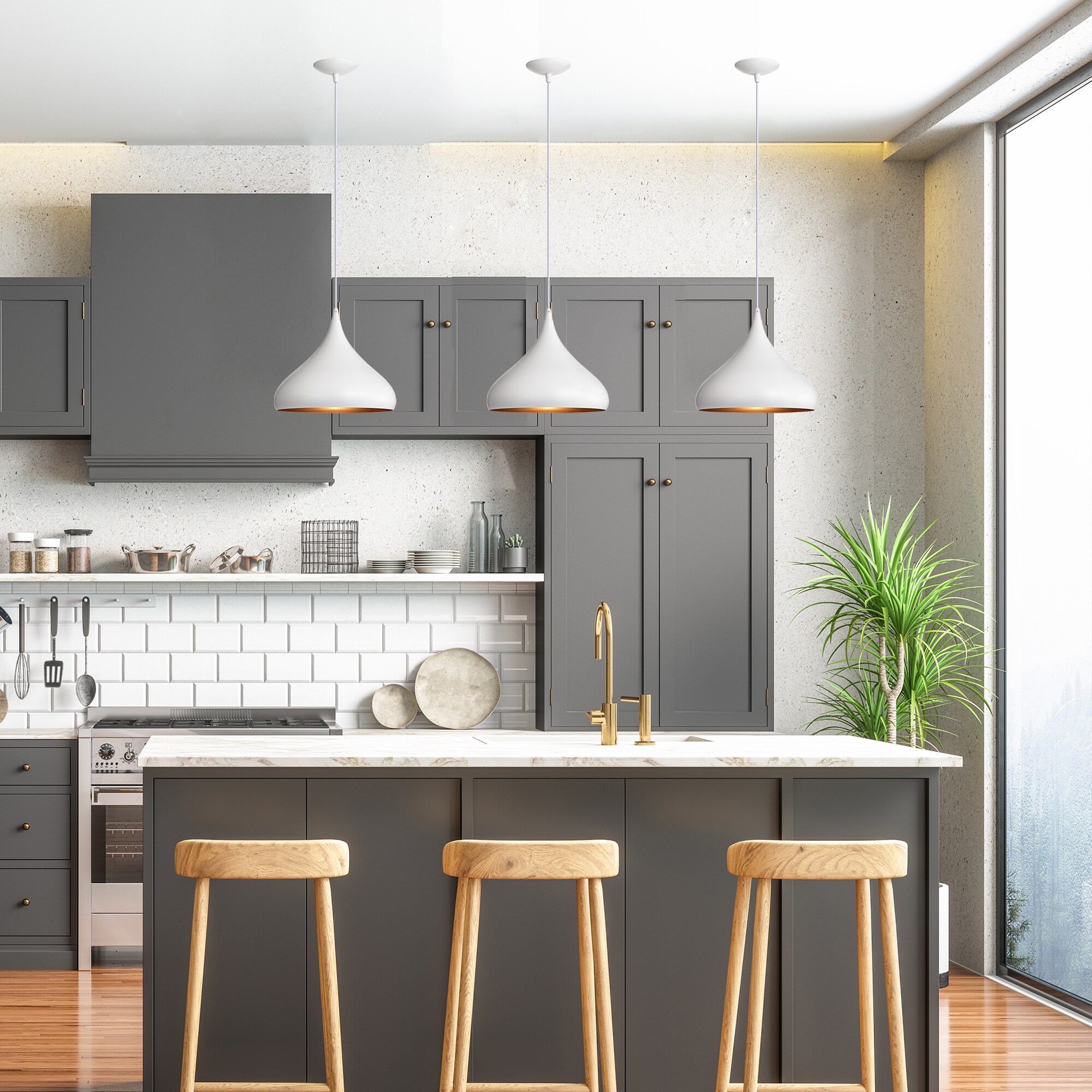 Edvivi EPJ3964WH Pendant-Lights - View #7