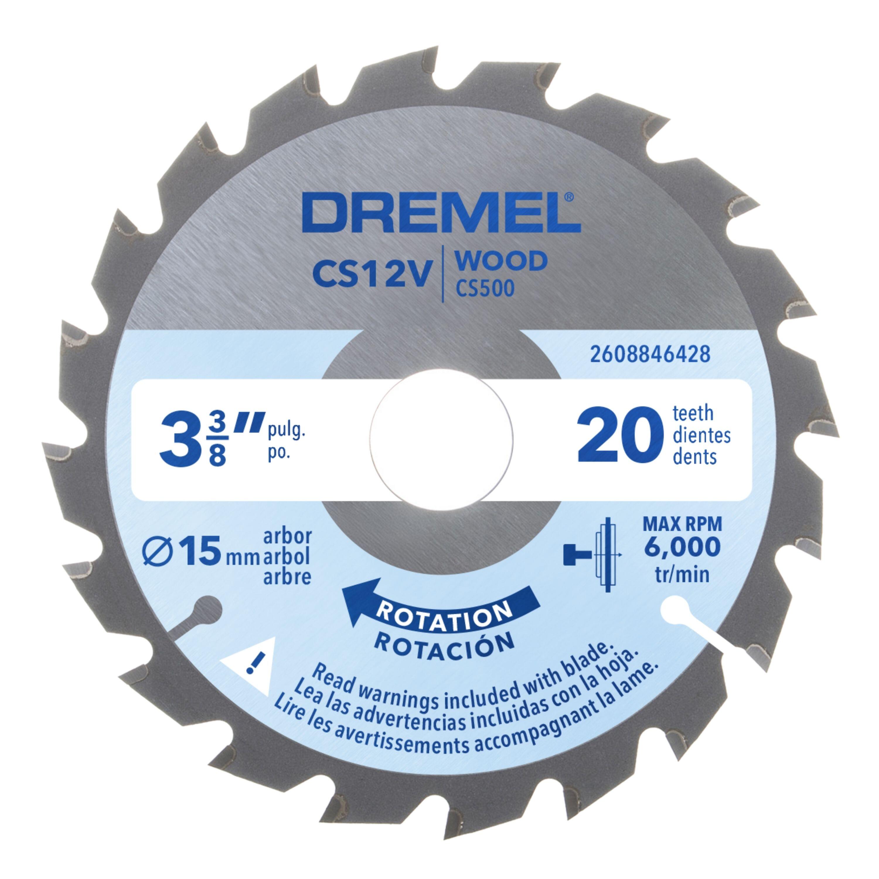 Dremel CS500 Blueprint 3-3/8-in 20 -Tooth Carbide Circular saw blade Individual