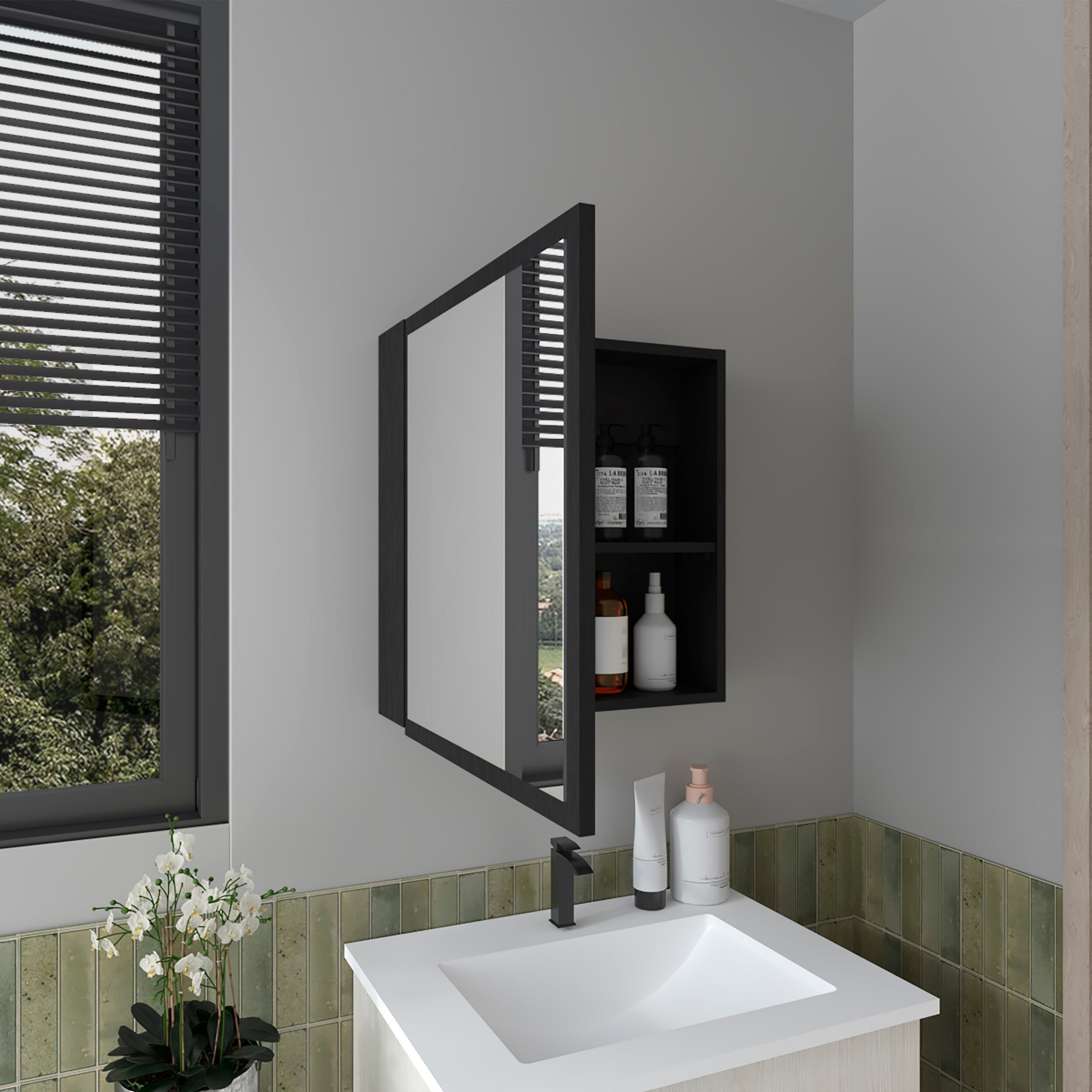 WELLFOR GIS097P250885 Bathroom-Wall-Cabinets - View #7