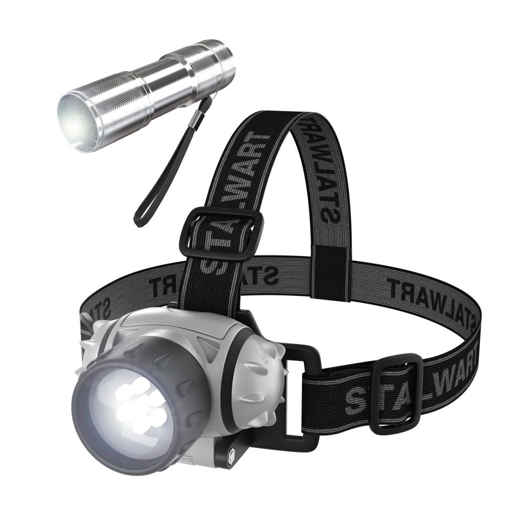 LED Headlamp Hunting Hiking Mechanic Head Light Elastic Universal Fit 300 Lumens 