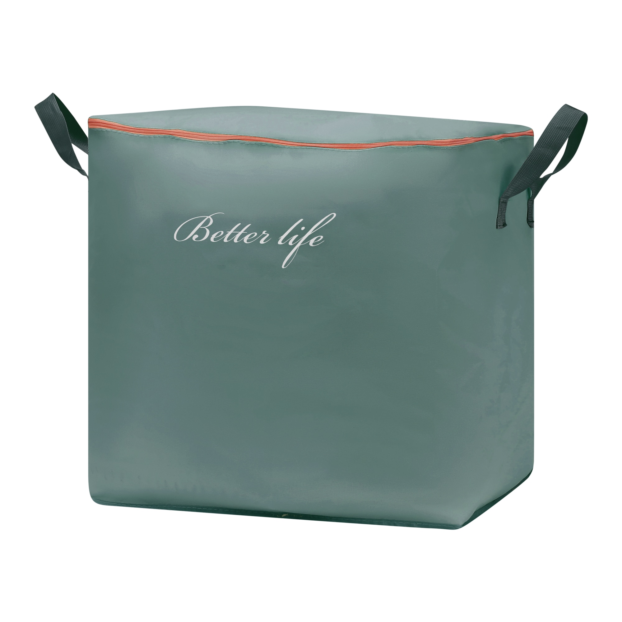 Unique Bargains 1pc Storage Bags Clothes Storage Moving Bags for Organizing Clothing Bedroom Closet Organizers and Storage with Handles 19.5x19.5x15.5in Gray