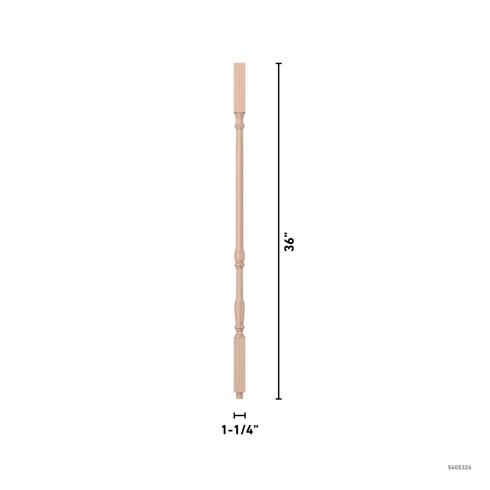 L.J. Smith Stair Systems S-5067-M 36 Interior-Stairpart-Balusters - View #4