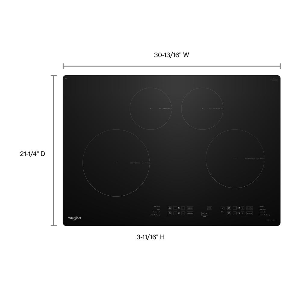 Whirlpool WCIT6030SB Induction-Cooktops - View #3