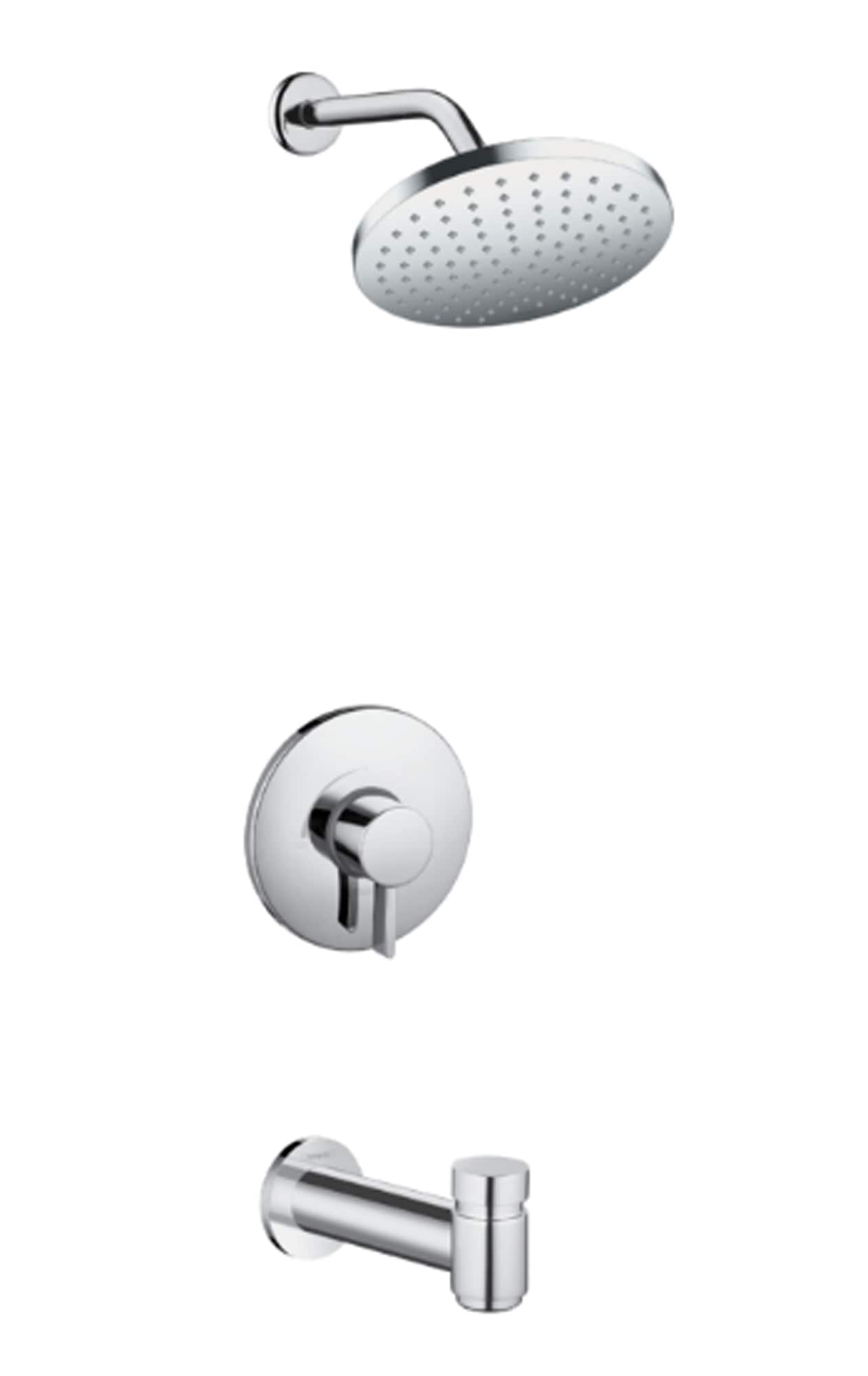 Hansgrohe 04955000 Vernis Blend Chrome 1-handle Single function 8.1-Inches Round Shower Faucet