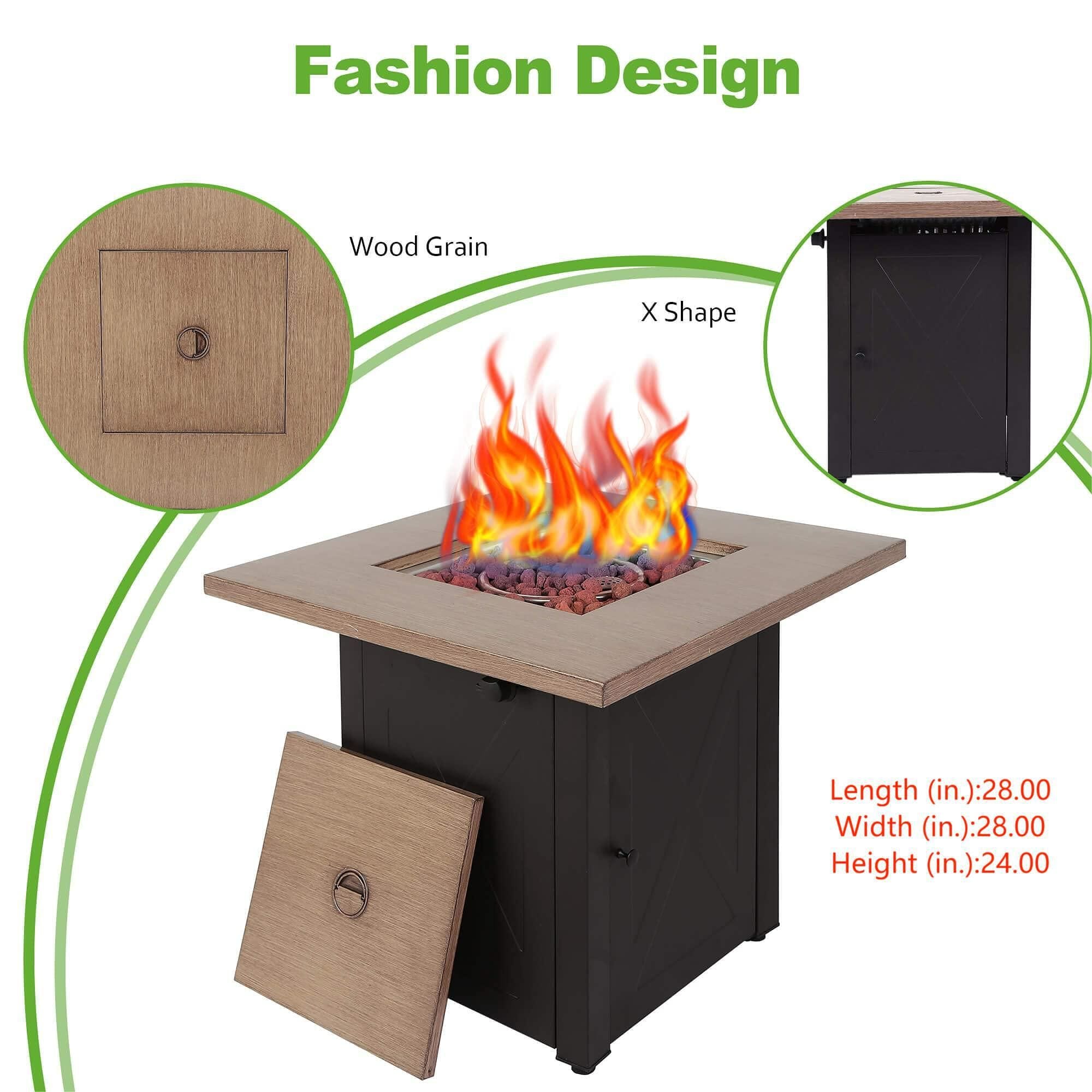 Miki Shinly HYMY-B28X-01MI Outdoor-Gas-Firepits - View #8
