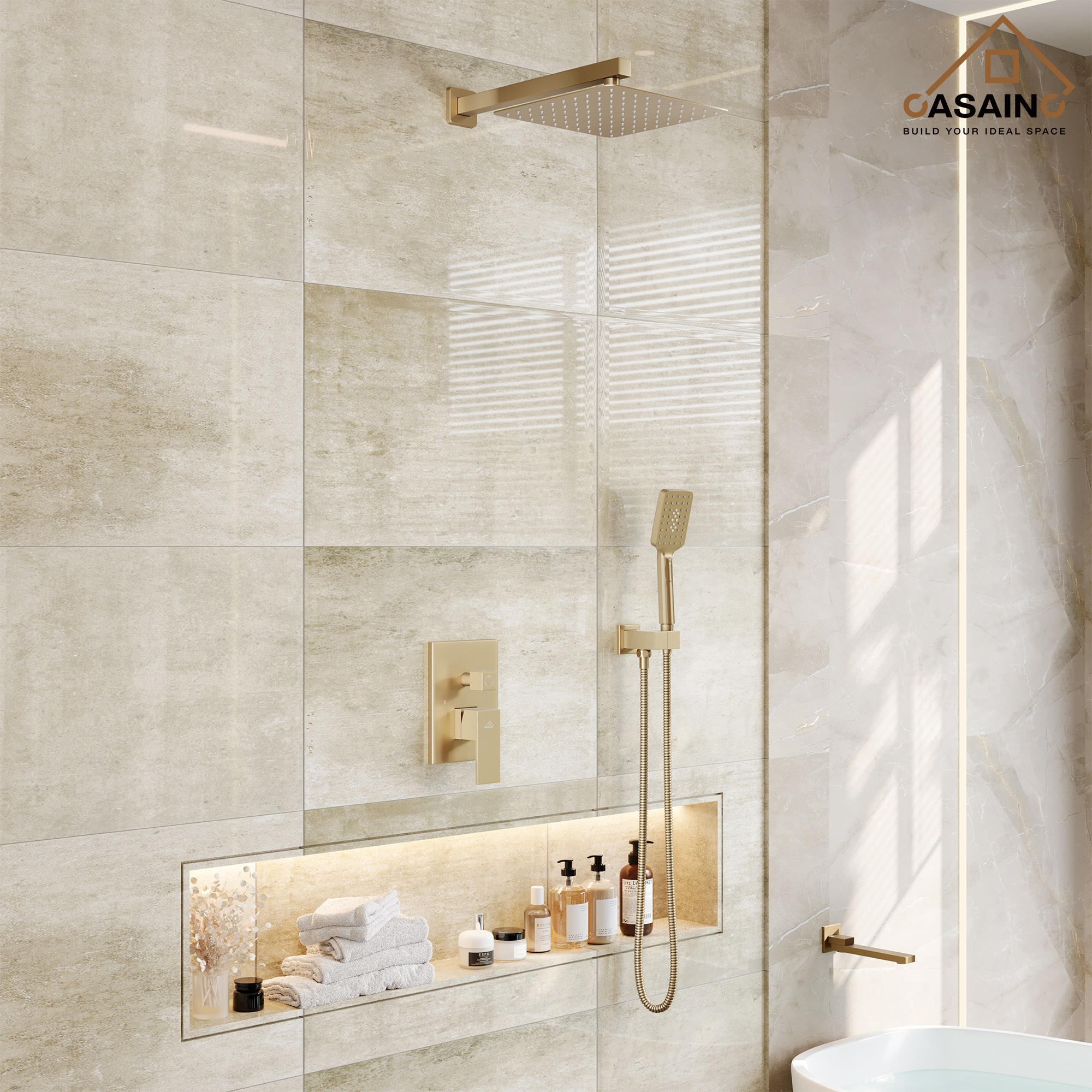 CASAINC WF-W98W03LSJ-12 Showerhead-Bar-Panels - View #4