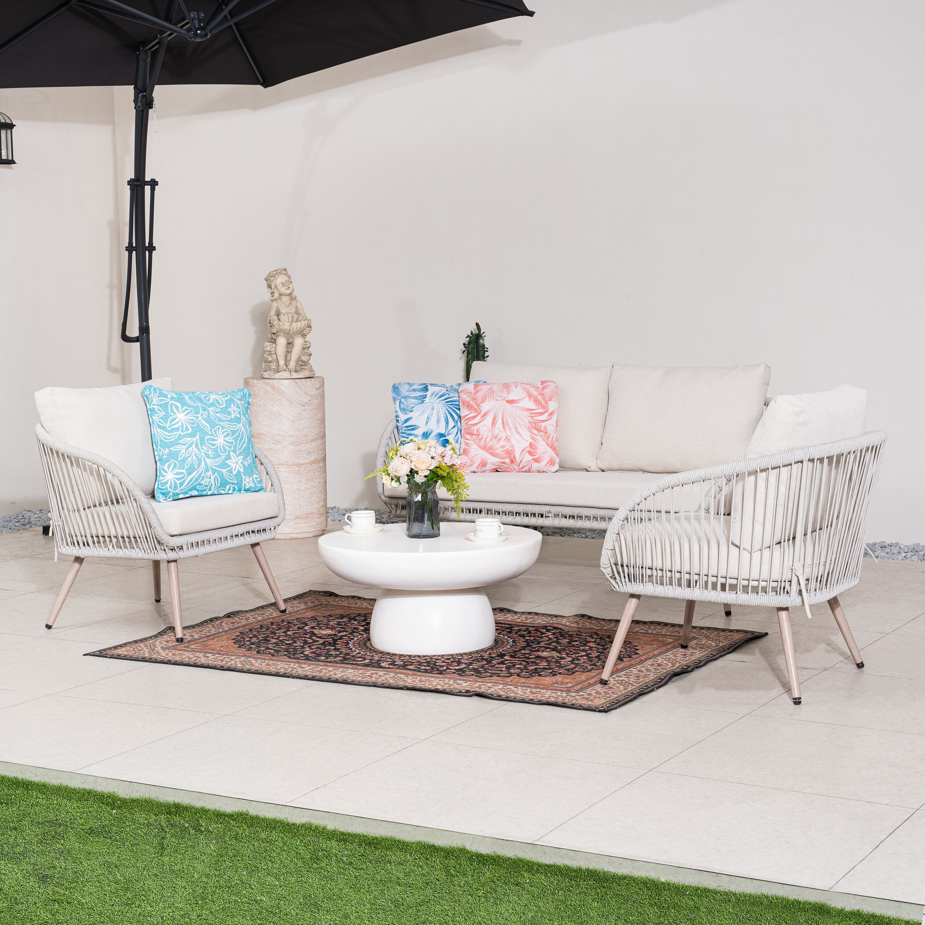 Direct Wicker DWS-2540&240190TC Patio-Conversation-Sets - View #2