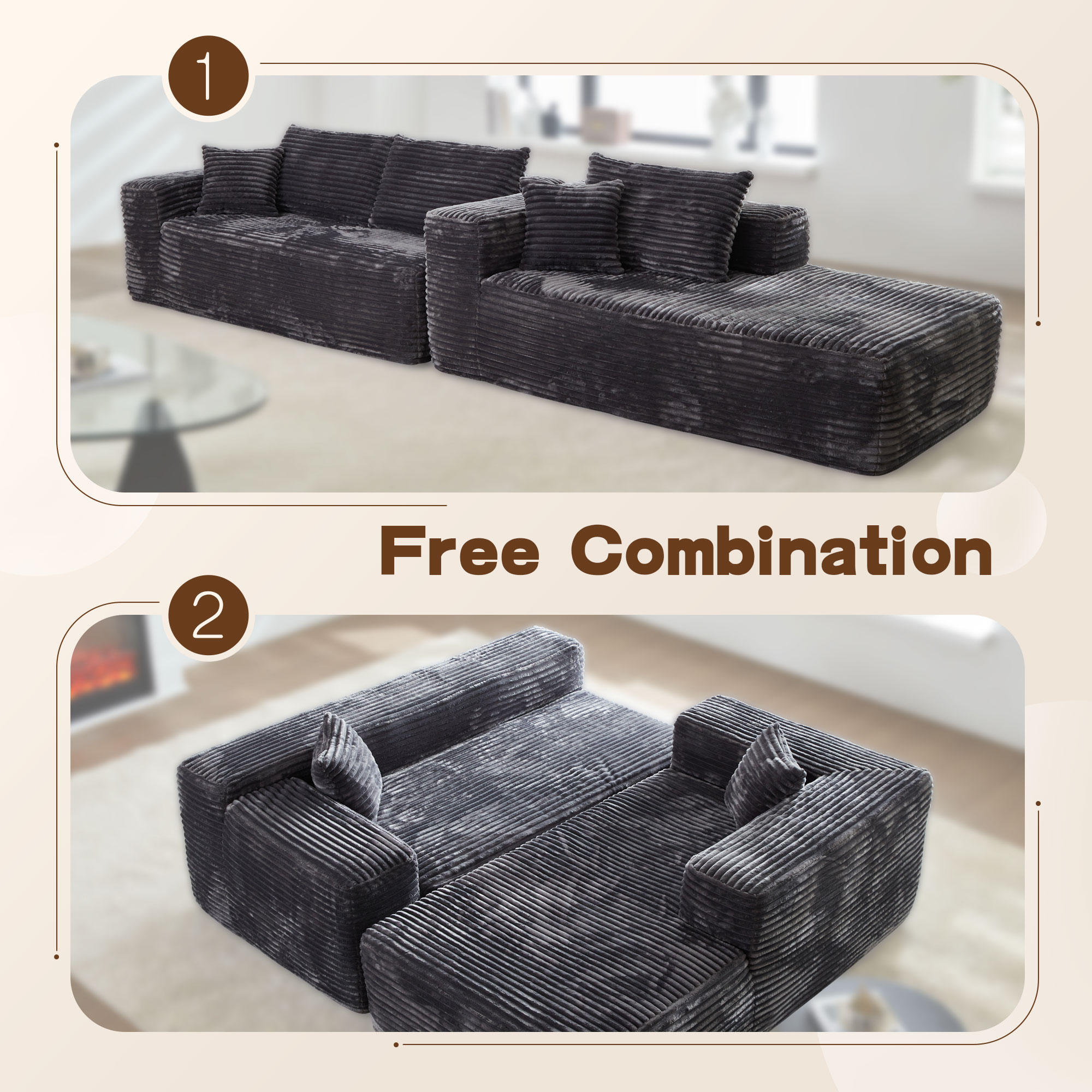 Ovios OVIVIR910 Sofas-Loveseats - View #2