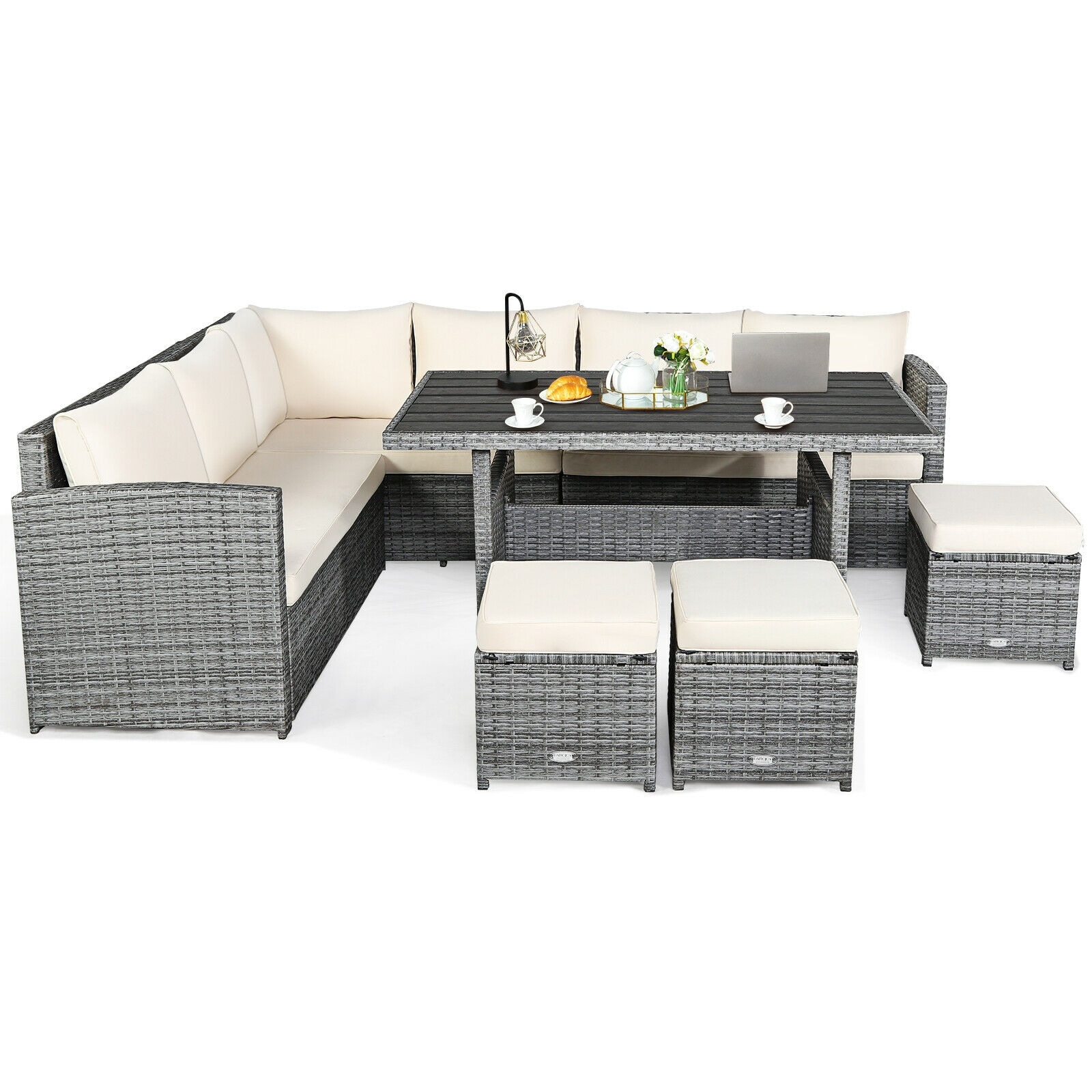 Slickblue D-CO-+HWC09176WH Patio-Sofas-Daybeds - View #4