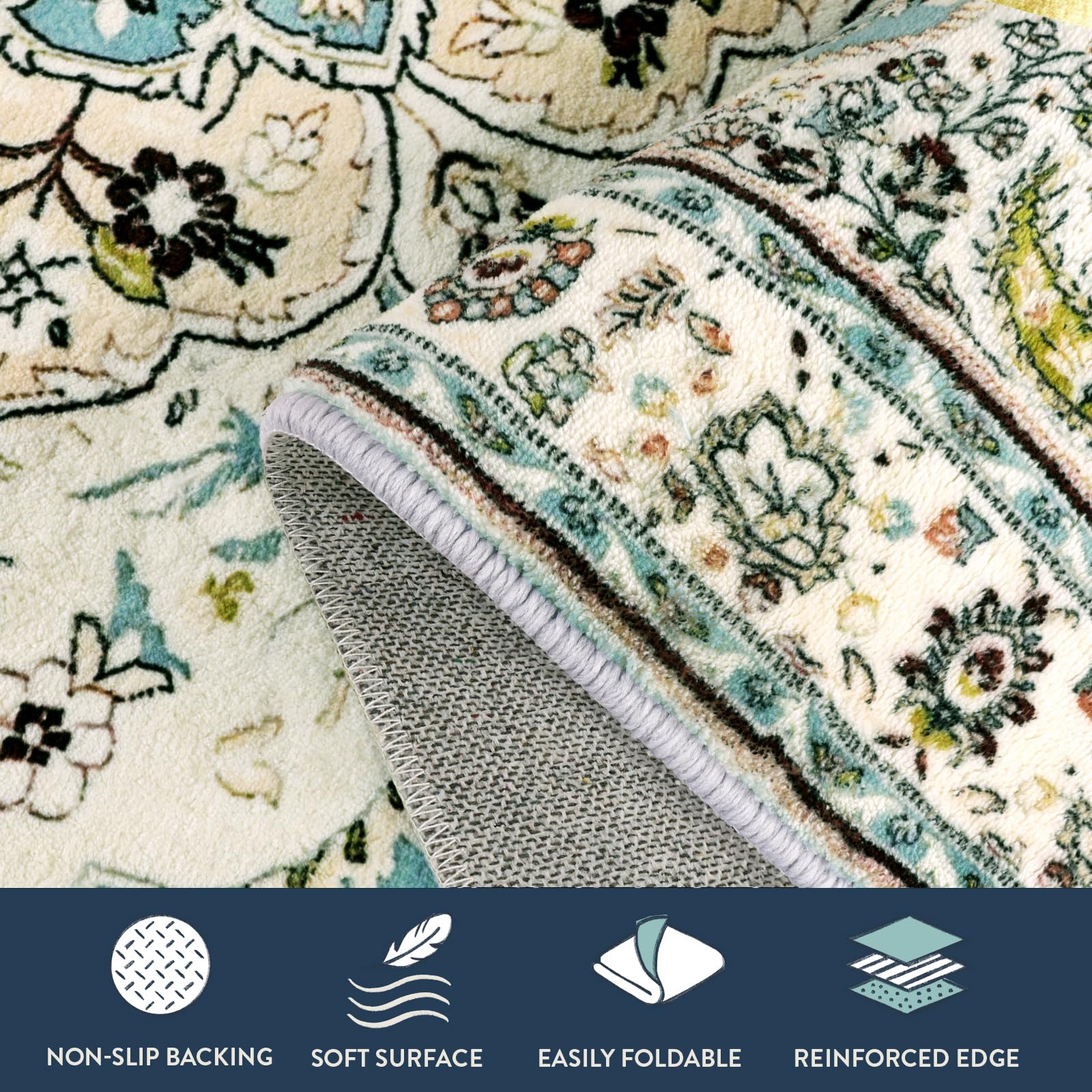Lahome AR-DYR-011-BL4 rugs - View #5