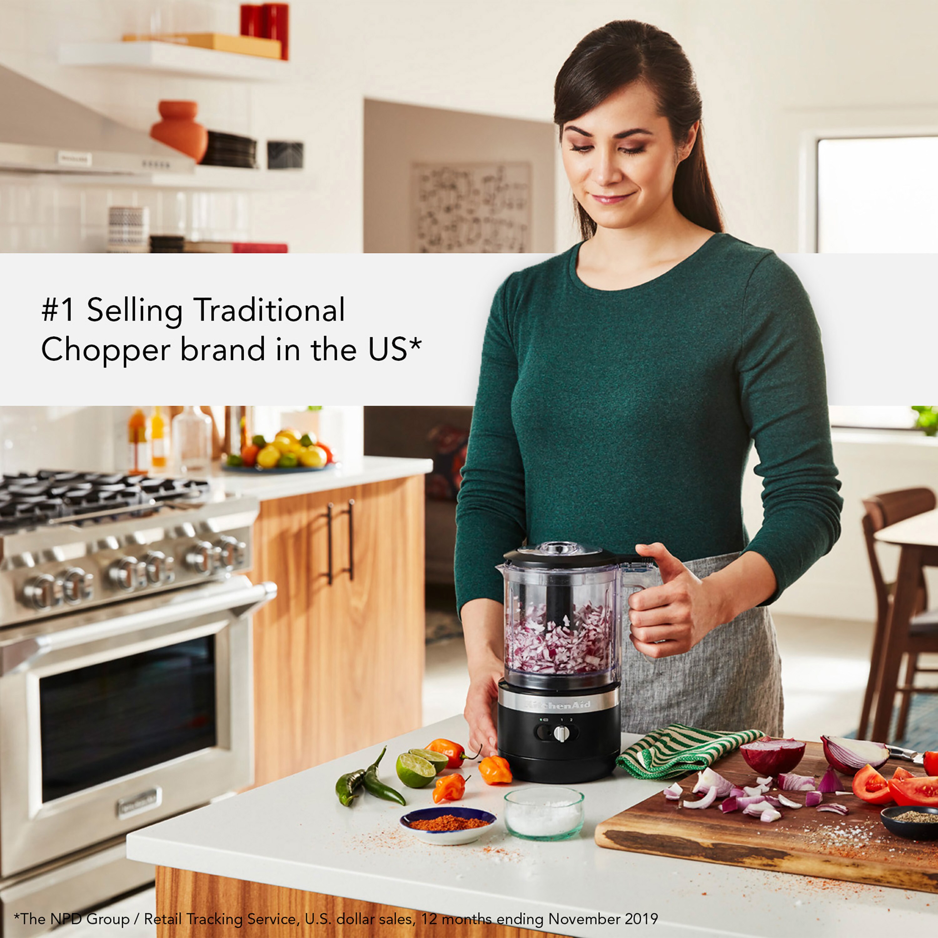 KitchenAid Cordless Countertop Appliance Launch: Food Processor