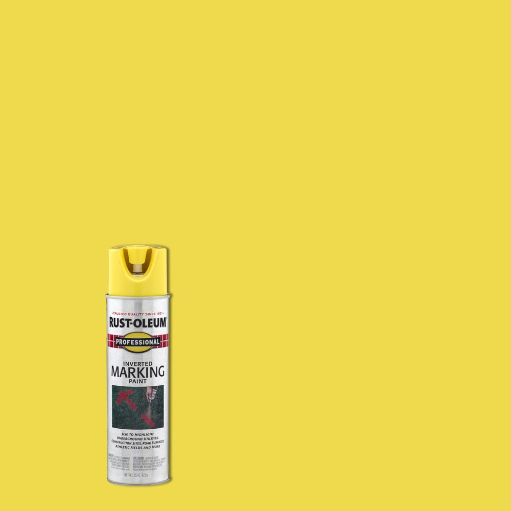 Rust-Oleum 2544838 Professional Inverted Yellow Oil-based Marking paint ( Spray can )