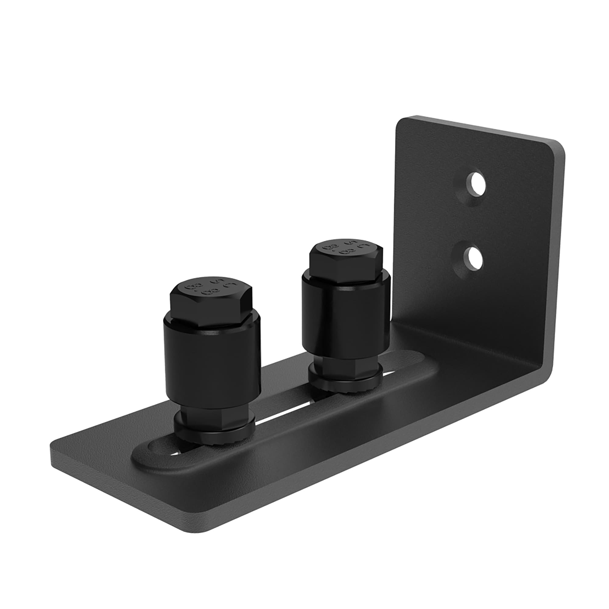 Clihome Matte Black Indoor/Outdoor Single Barn Door Hardware Kit ...