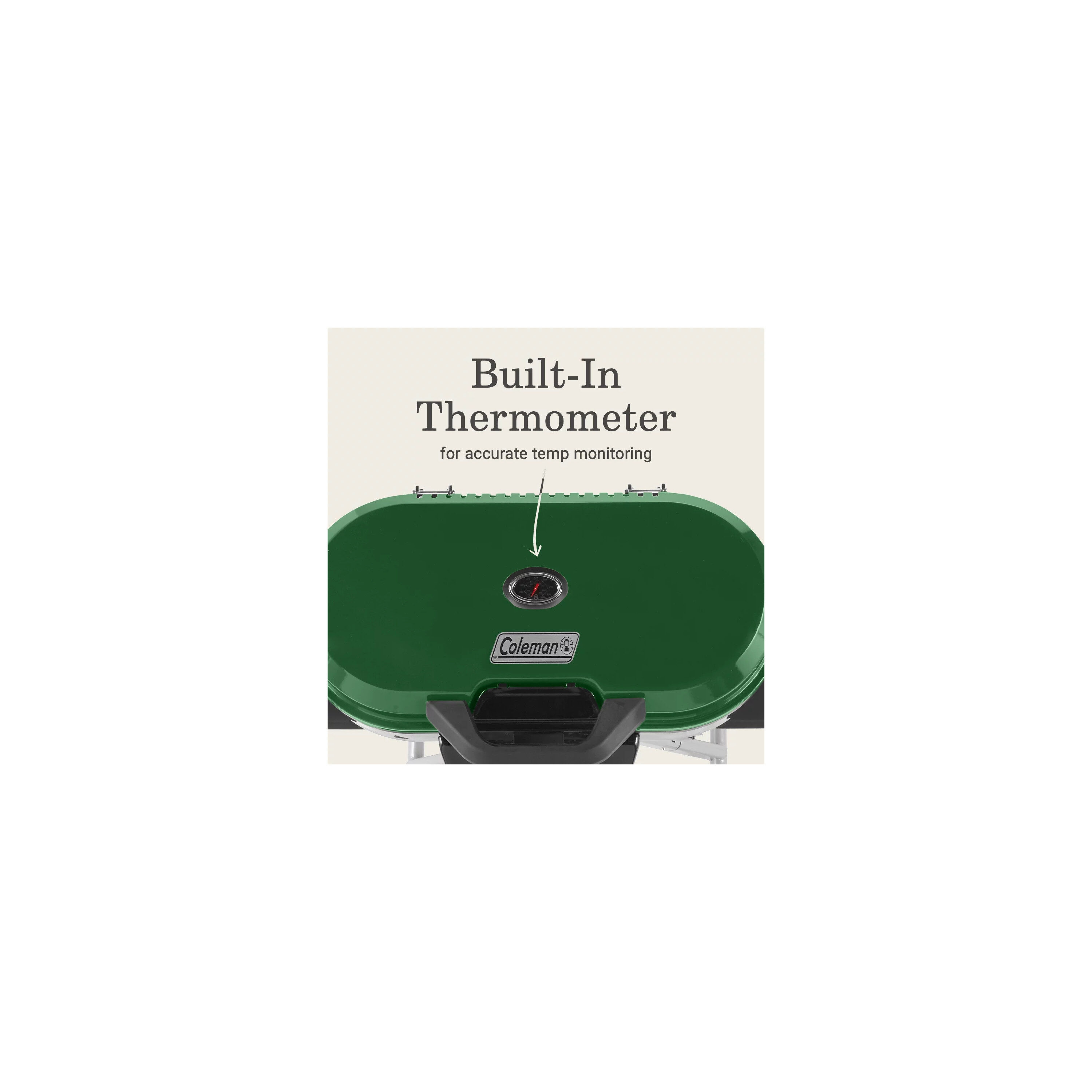 Coleman Green Portable Propane Gas Grill with Stand