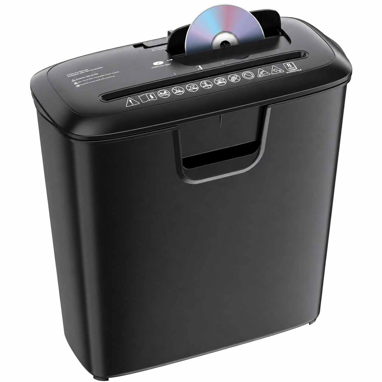 Phewnyzo -  Paper Shredder for Home Use 8 Sheet Capacity Stripcut Shreds Credit Cards CDs DVDs Ov...