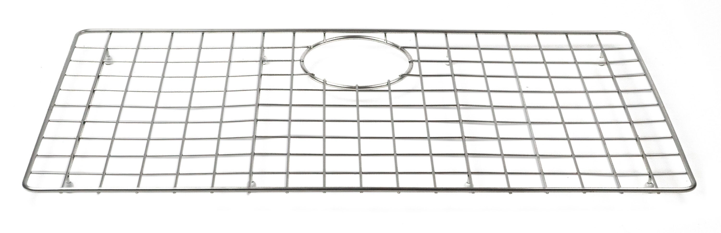 ALFI ALFI brand 13.39-in x 24.8-in Back Center Drain Stainless Steel ...