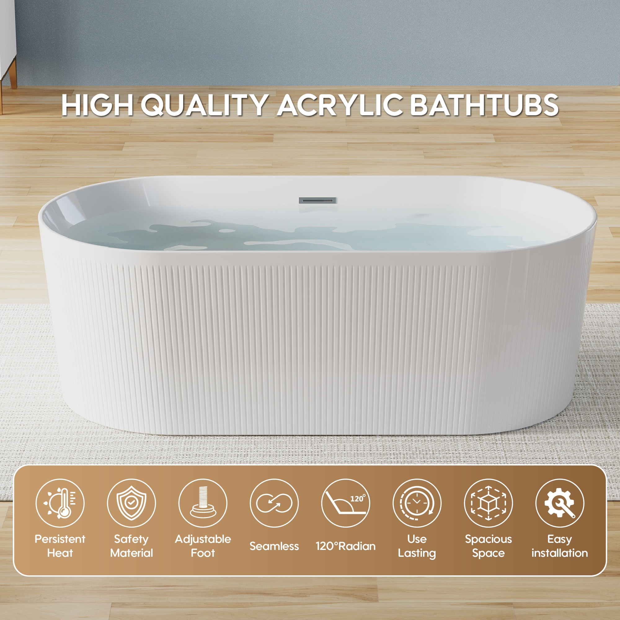 WELLFOR JO-115355 bathtubs - View #4