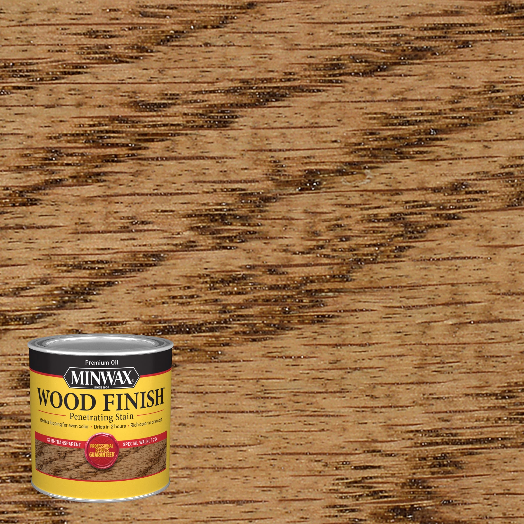 General Finishes - Wood Stain - Oil Based - American Walnut - Half Pint