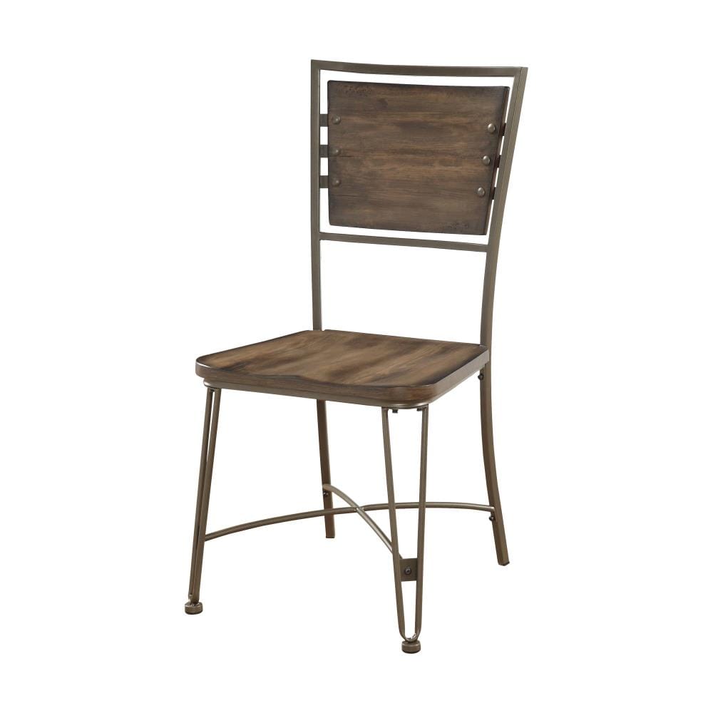 ACME FURNITURE 72347 Set of 2 Jodoc Contemporary/Modern Dining Side Chair (Metal Frame)