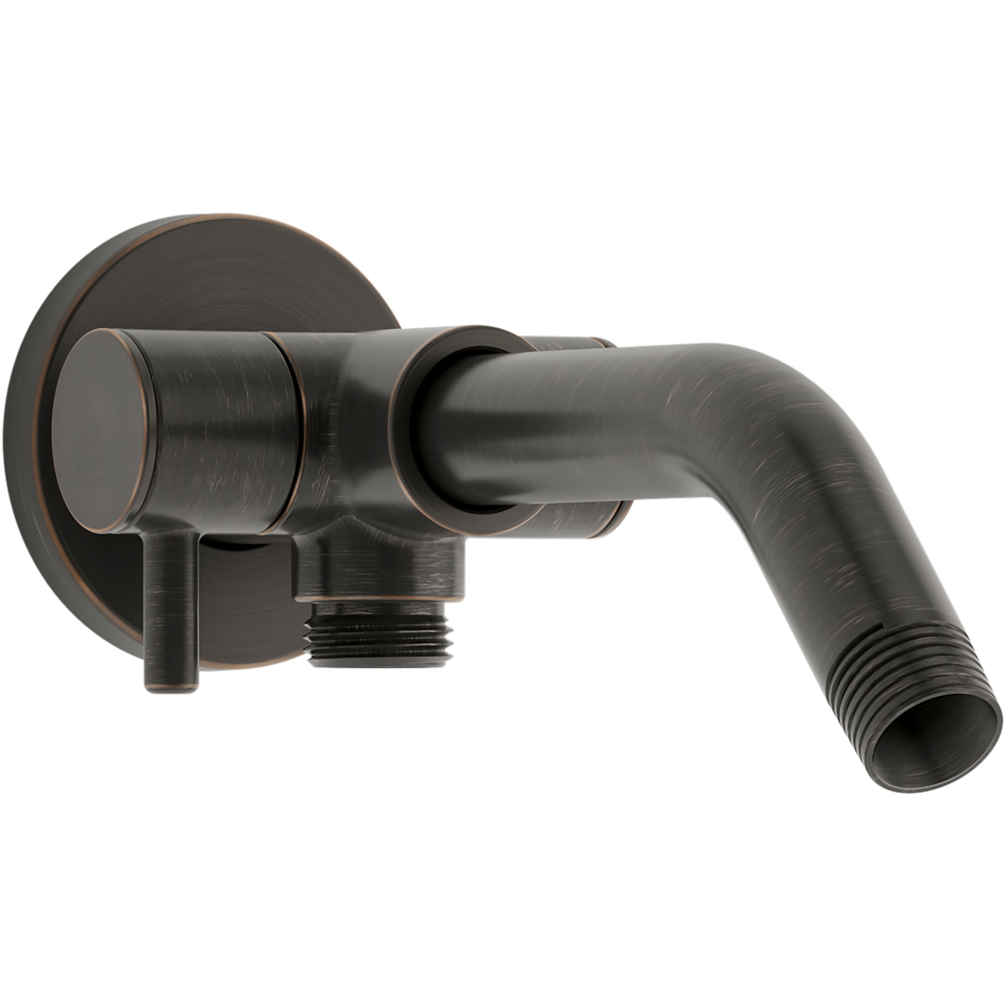 KOHLER K-76331-2BZ Oil-Rubbed Bronze 8.0625-in Universal Shower Shower arm with diverter 0.5-in -ID