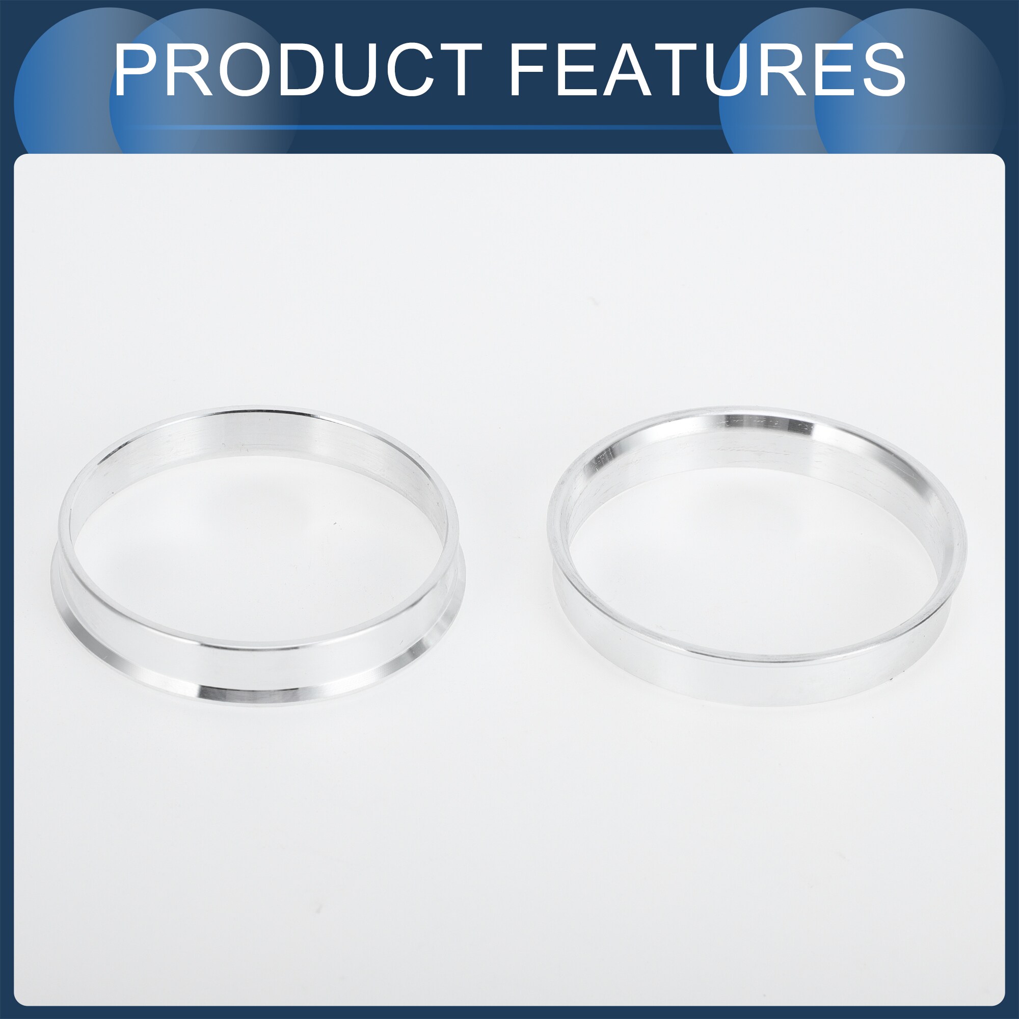 Unique Bargains Hub Centric Rings 56.1mm ID to 60.1mm OD Vehicle