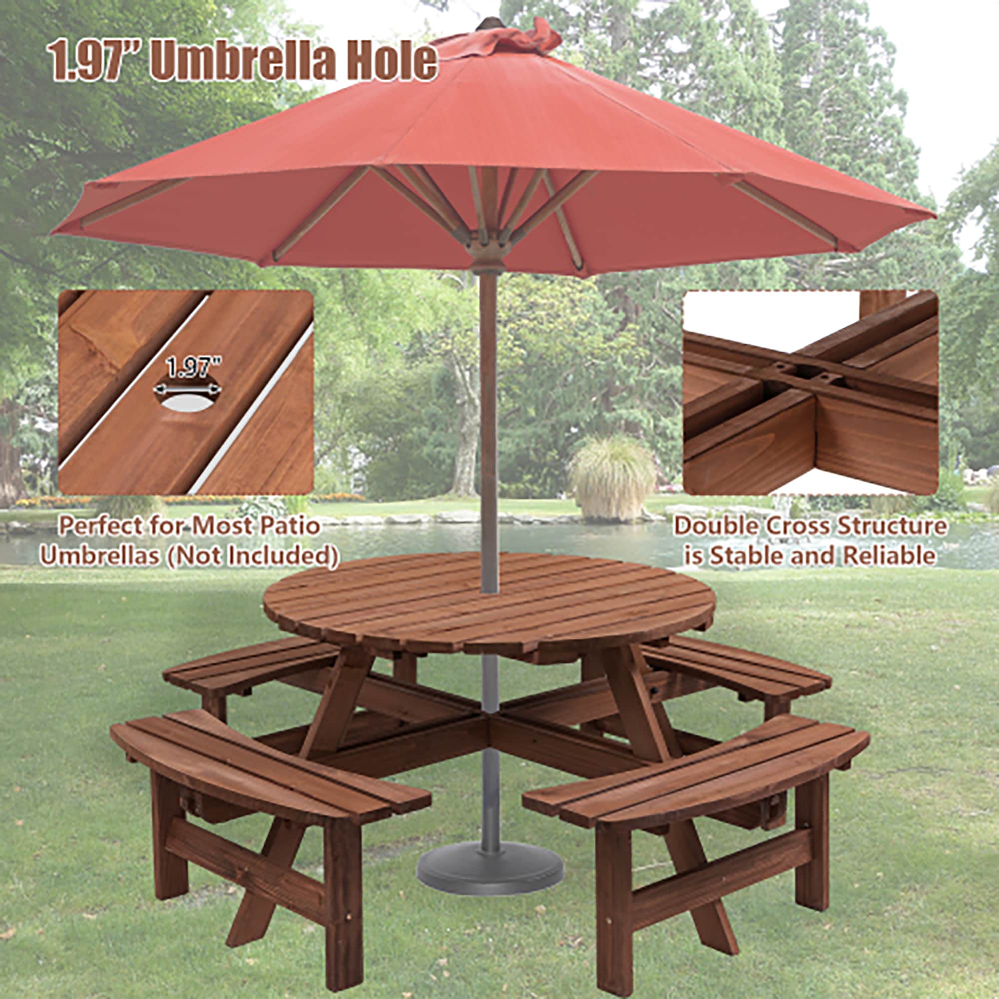 CASAINC WF-HW62425TU+ Picnic-Tables - View #4