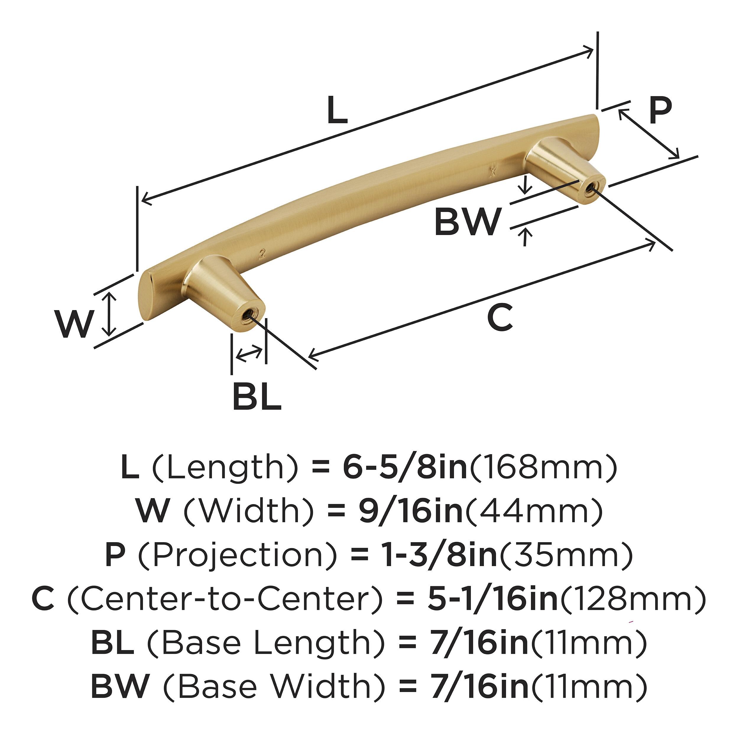 Amerock 25VMP37311CZ Cabinet-Pulls - View #4