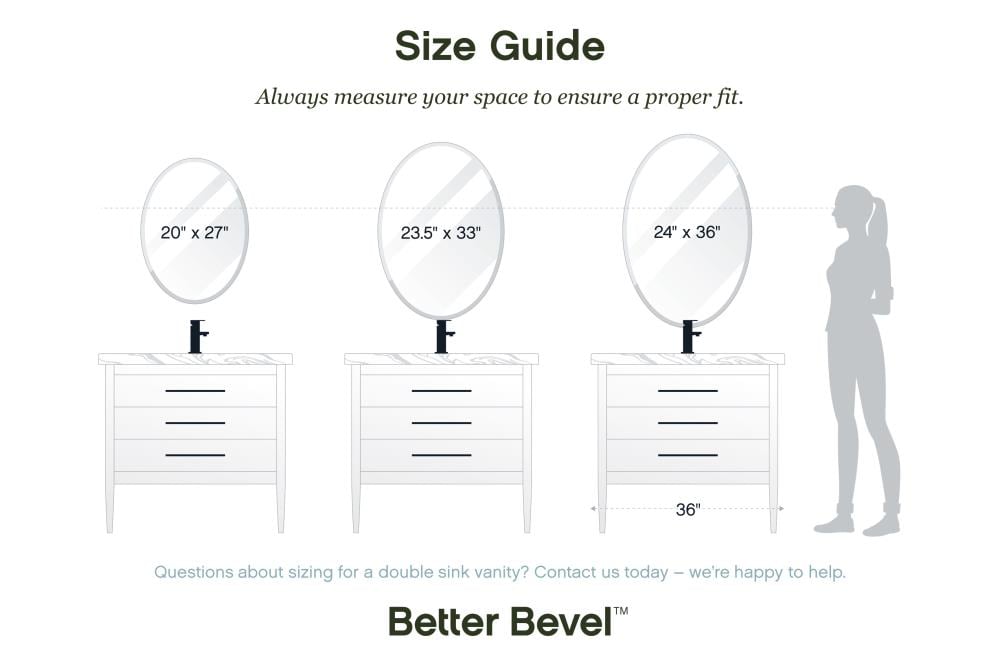 Better Bevel 18101 Framed-Bath-Mirrors - View #7