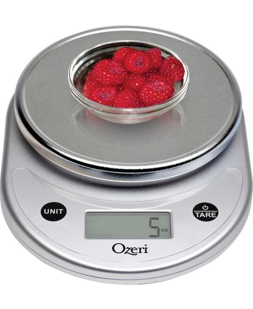 Ozeri Silver Battery Operated Digital Kitchen Scale In The Specialty   12235152 