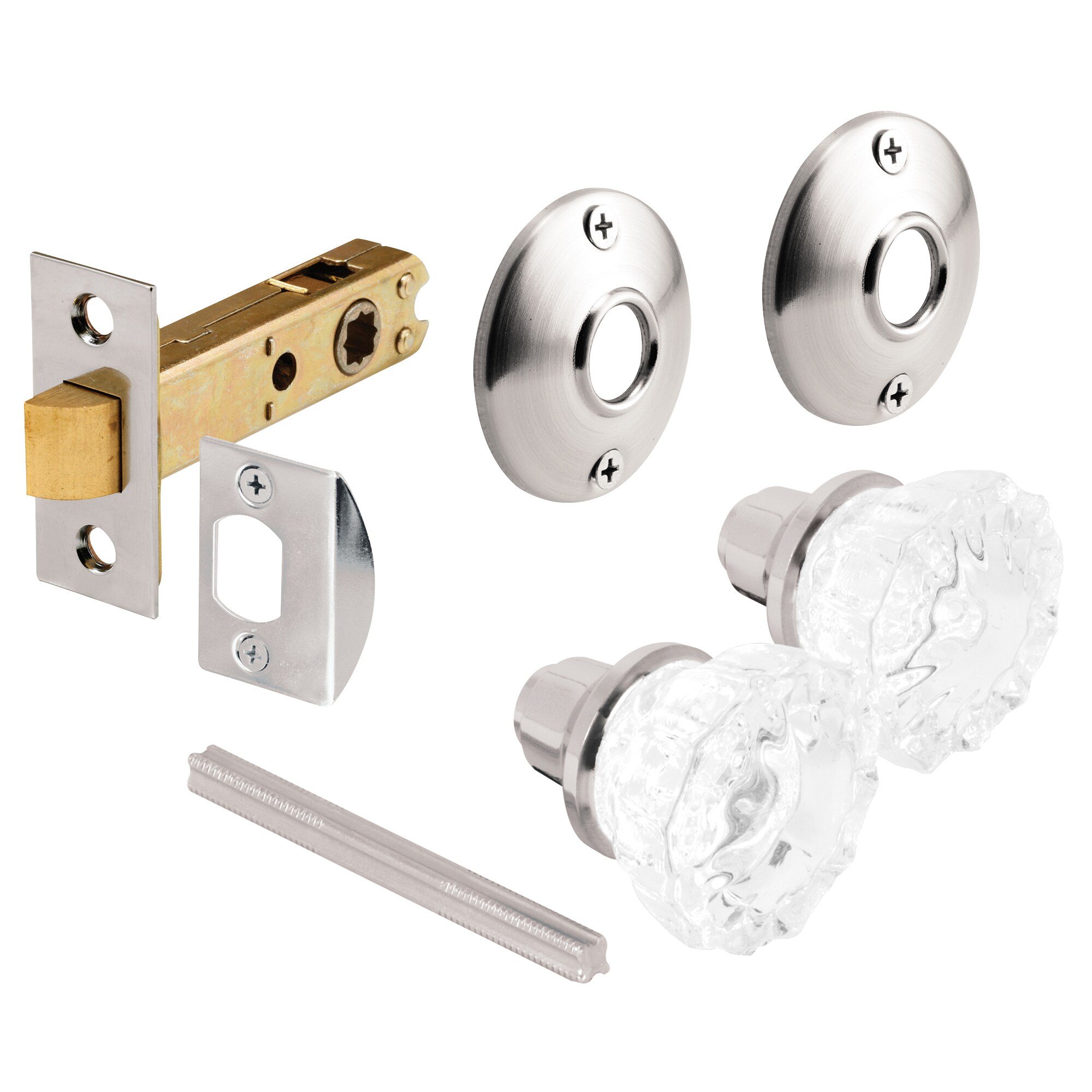 Prime-Line E 28325 Satin Nickel Interior Bed/Bath Hall/Closet Passage Door Knob