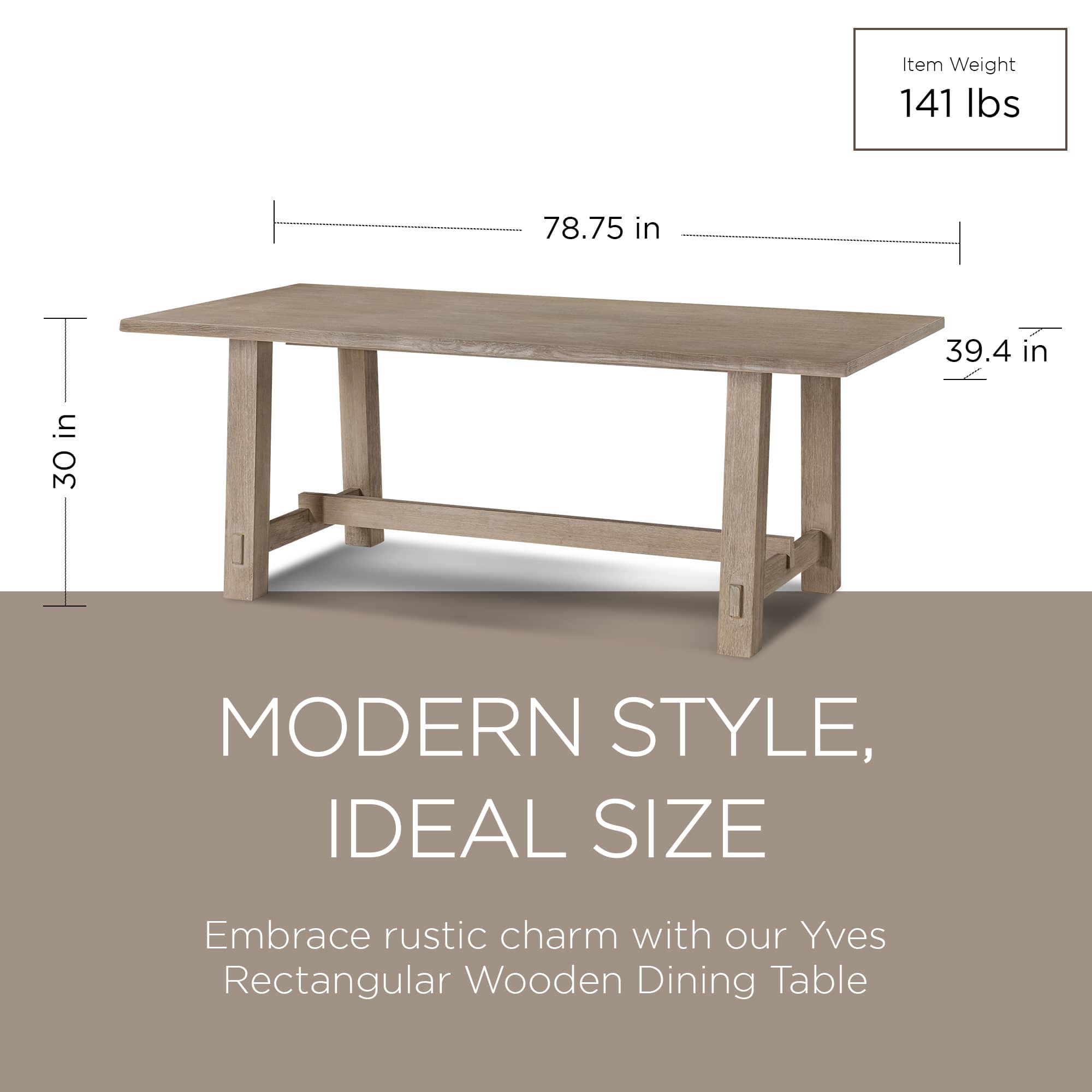 Maven Lane ML355104-WDT-GR Dining-Tables - View #2