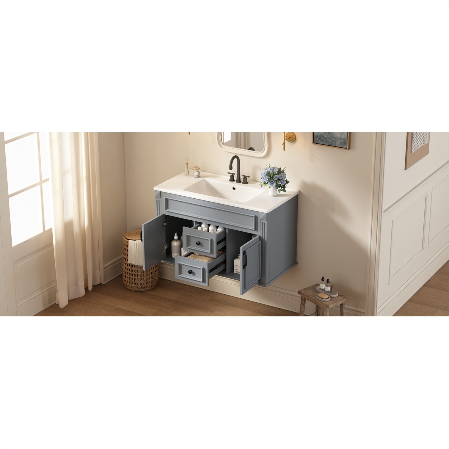 Naturefalls 0YOUB2FH6G4O Bath-Vanity-Combo - View #2