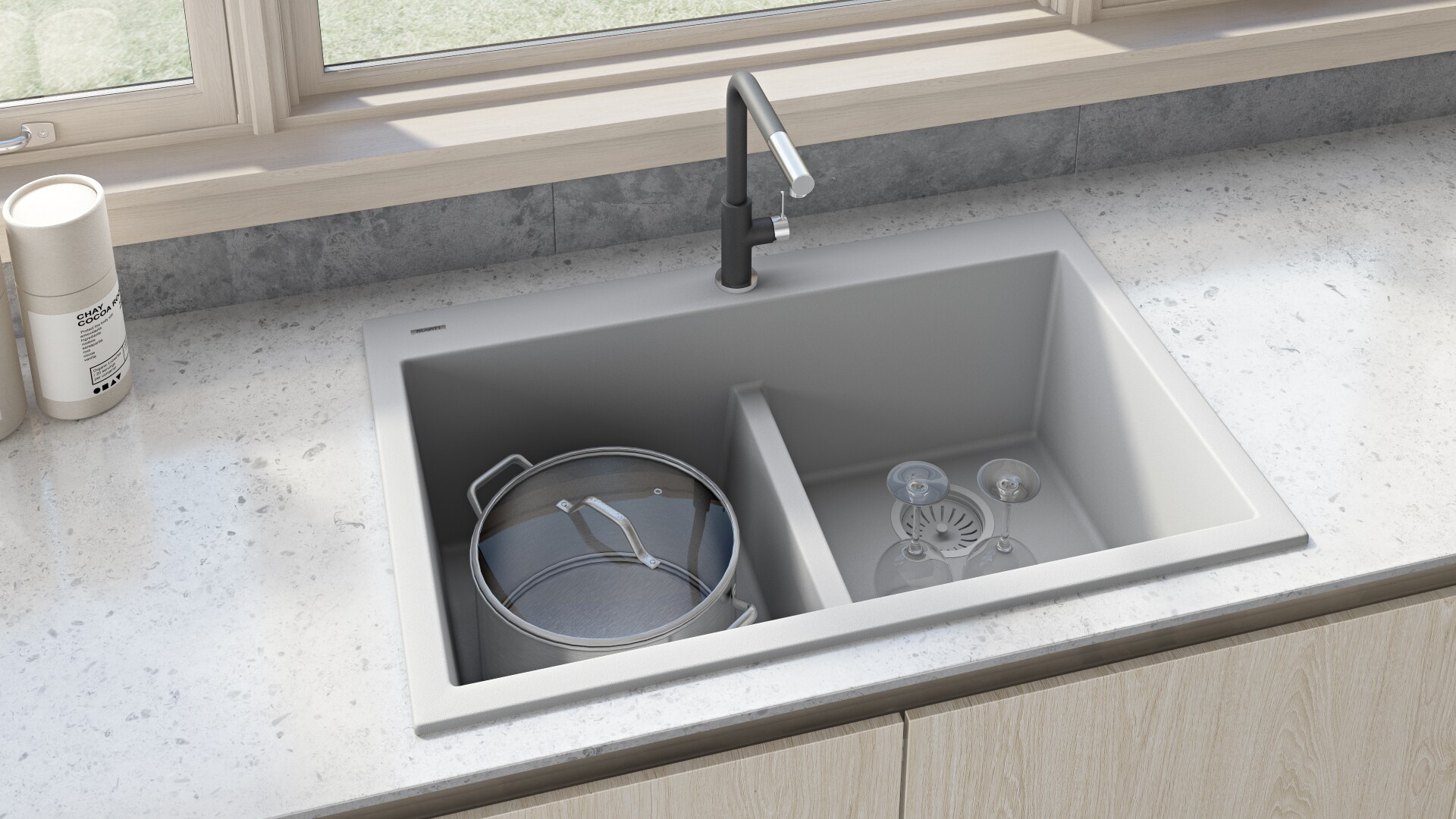 Ruvati RVG1385GR Kitchen-Sinks - View #10