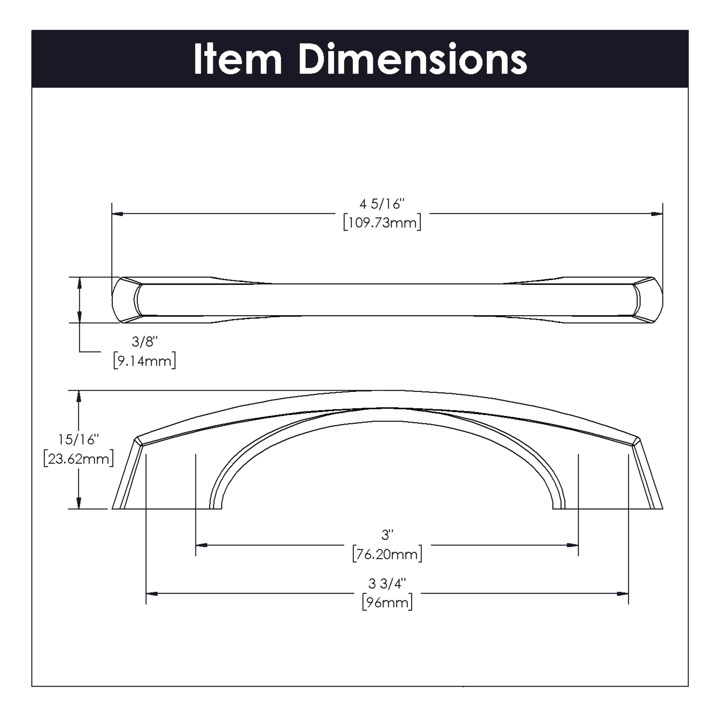 Hickory Hardware P3370-14 Cabinet-Pulls - View #4