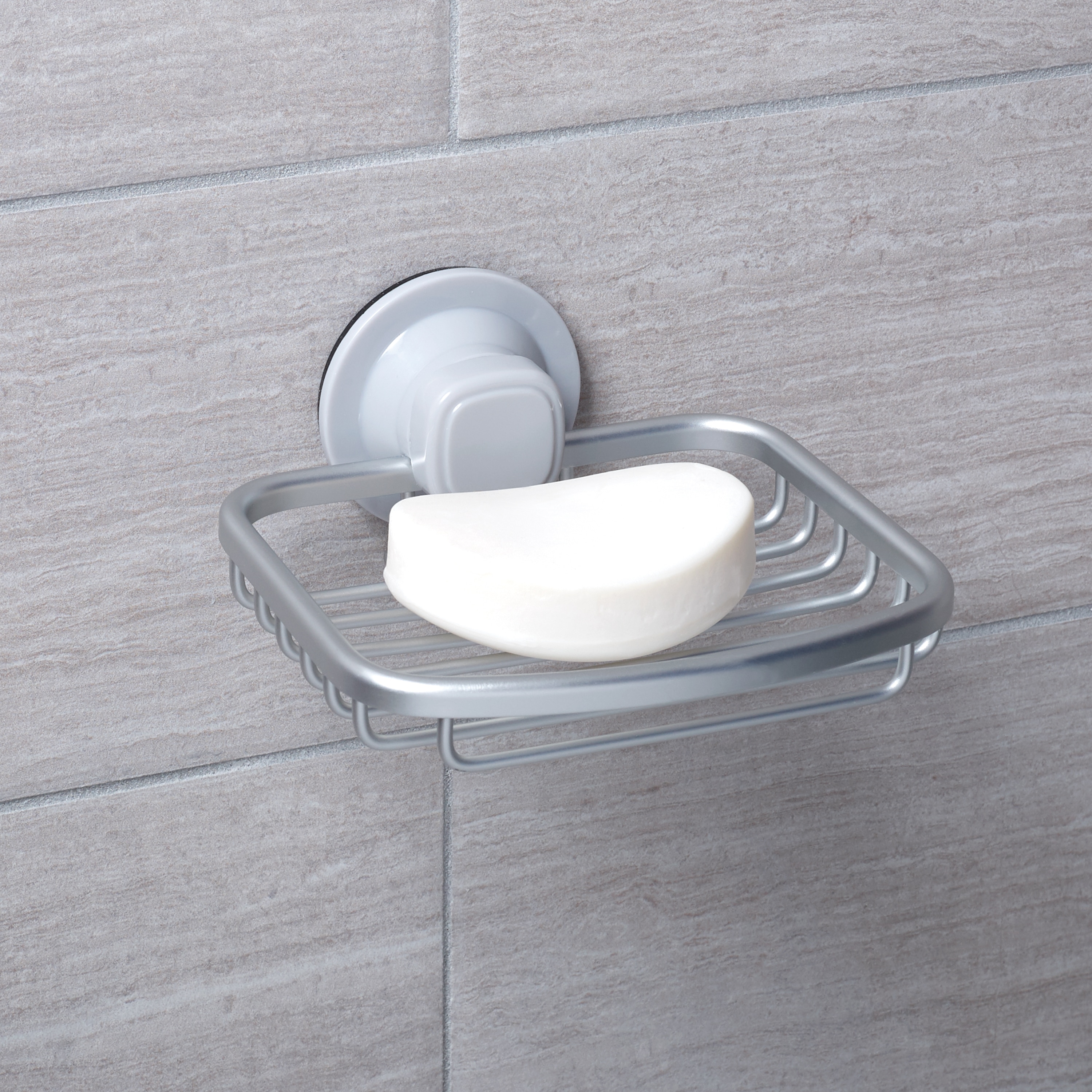 Soap Dish Drain Wall Mount Adhesive Soap Holder Bathroom Shower Storage Box  Gift