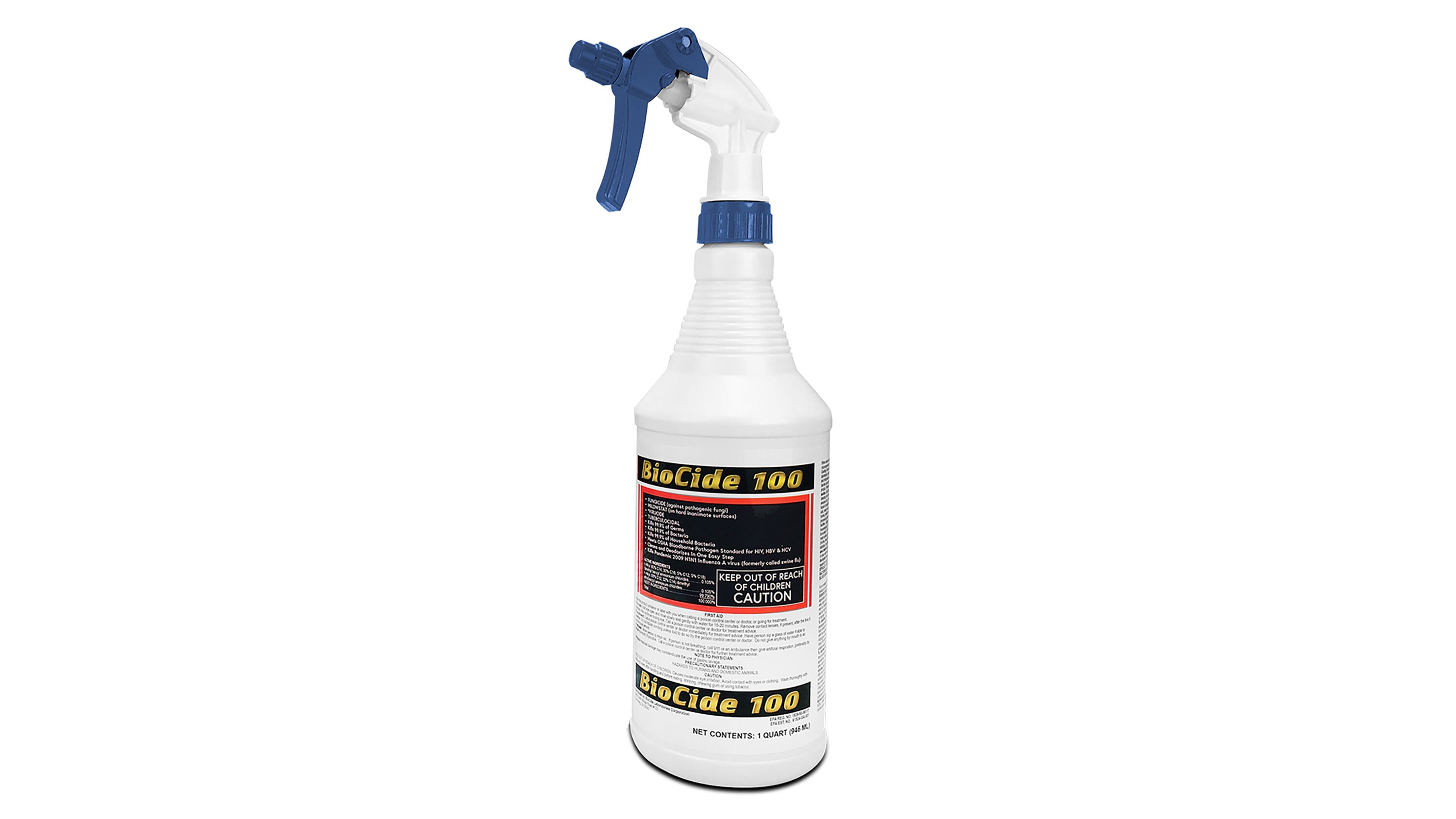 1 Shot 'N Gone BIOCIDE 100-Q 3 -lb Disinfectant Liquid All-Purpose Cleaner