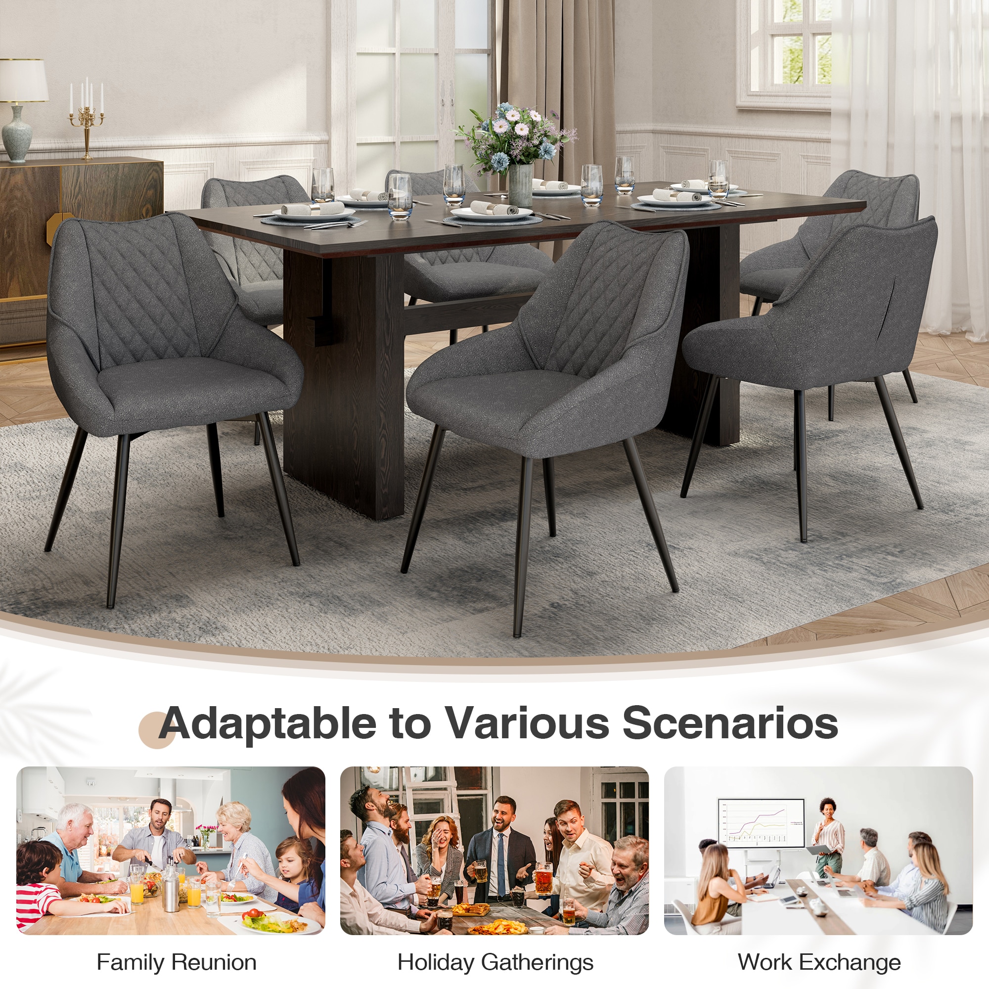 Clihome CL-172353GY Dining-Sets - View #7