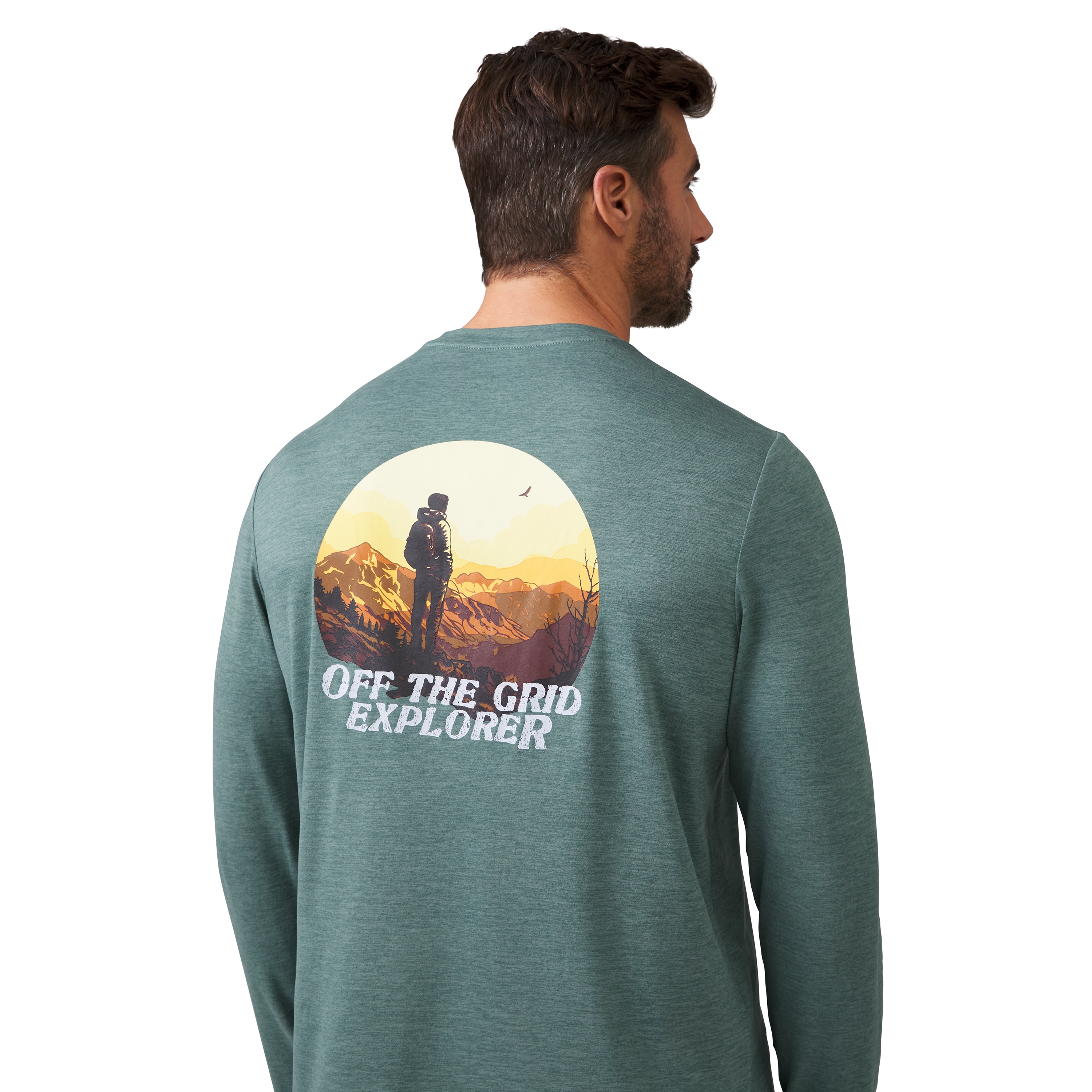 Free Country 15LMAS4534SGRNM Tops-Shirts - View #3